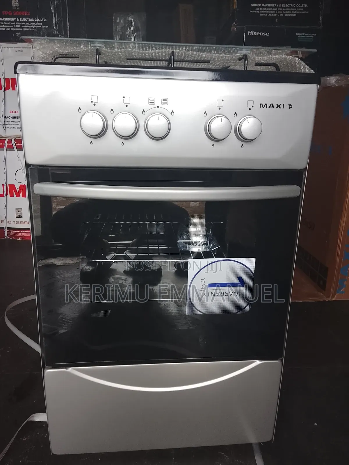 Maxi 4 Burner Gas Cooker