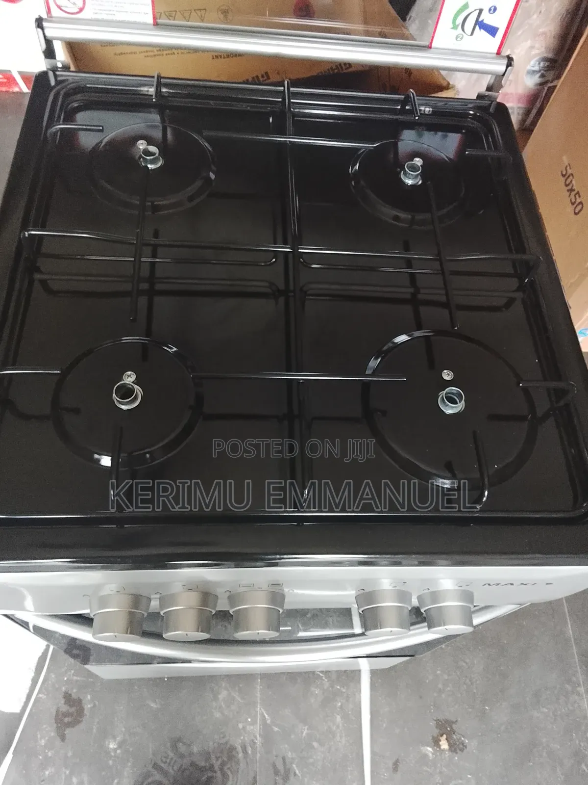 Maxi 4 Burner Gas Cooker