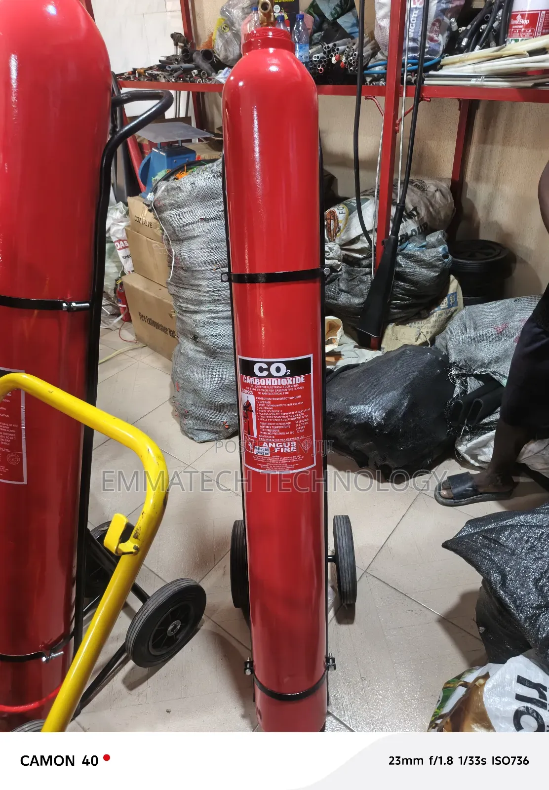 Angus 25kg Co2 Fire Extinguisher