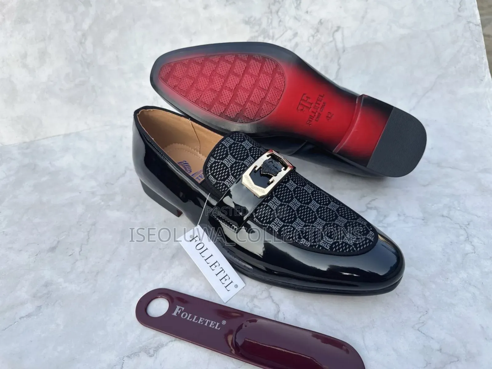 Classic Folletel Men’S Slip-on Loafers – Premium Fashion Half Shoe