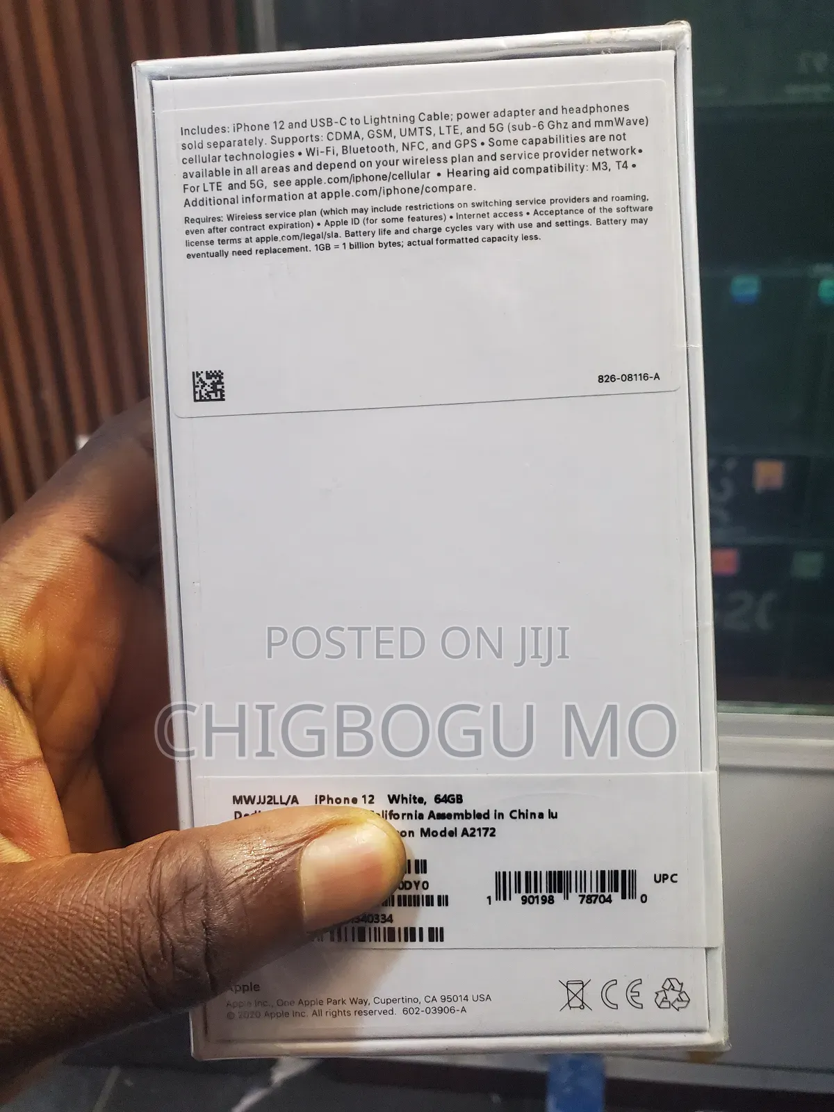 New Apple iPhone 12 64 GB White