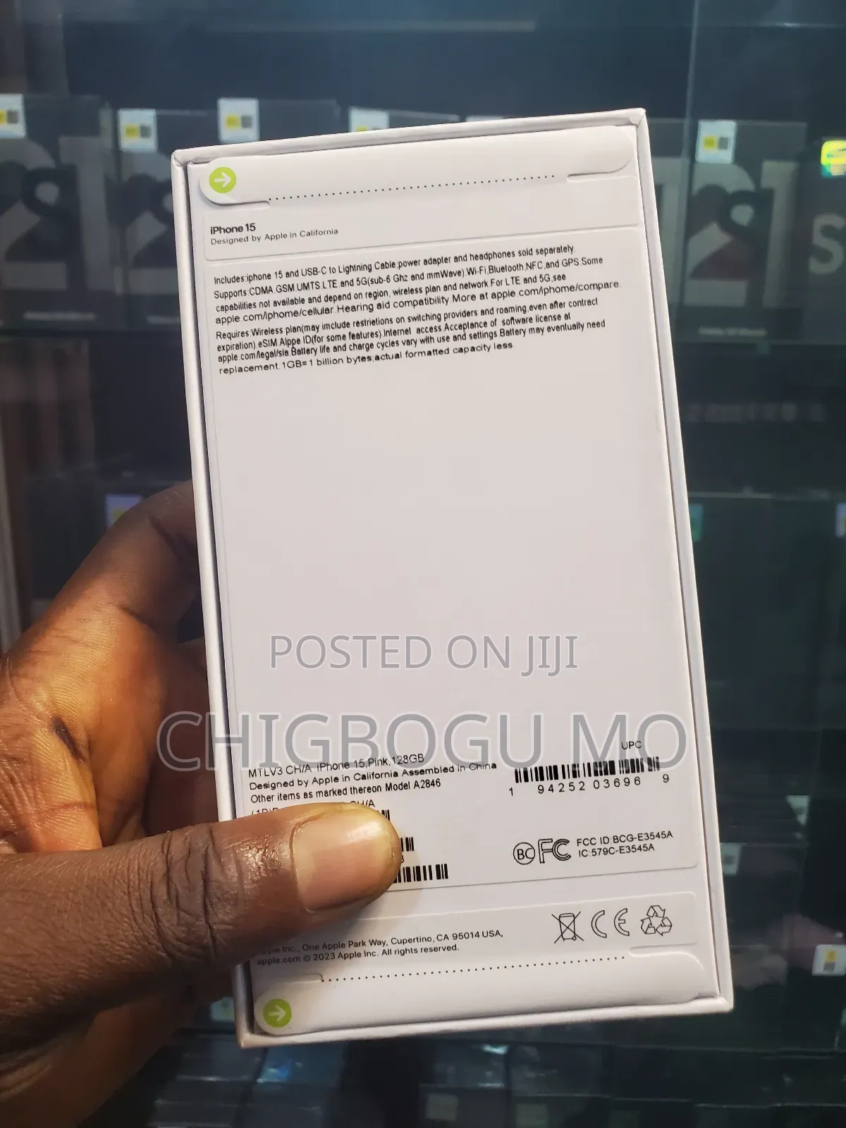 New Apple iPhone 15 128 GB Pink