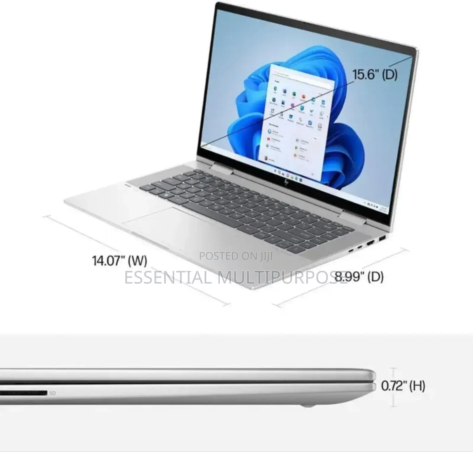 New Laptop HP Envy x360 15-cp0013nr 16GB Intel Core Ultra 7 SSD 512GB