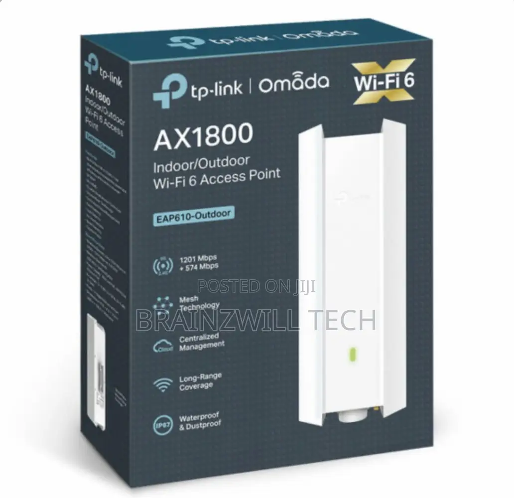 Tp-Link Eap610 Outdoor | Ax1800 Indoor/Outdoor Wifi 6 Access Point