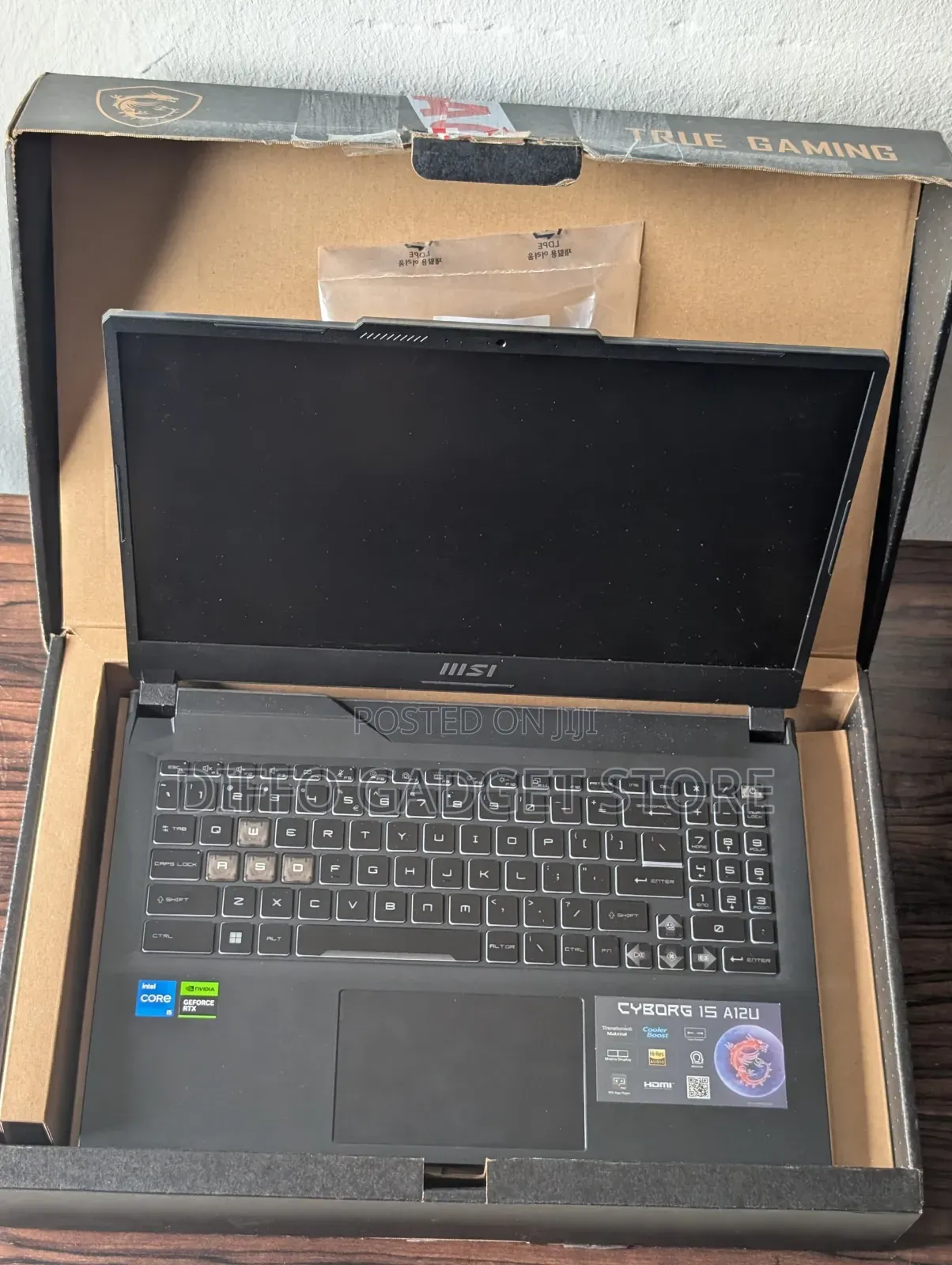 New Laptop MSI Cyborg 15 16GB Intel Core i5 SSD 512GB