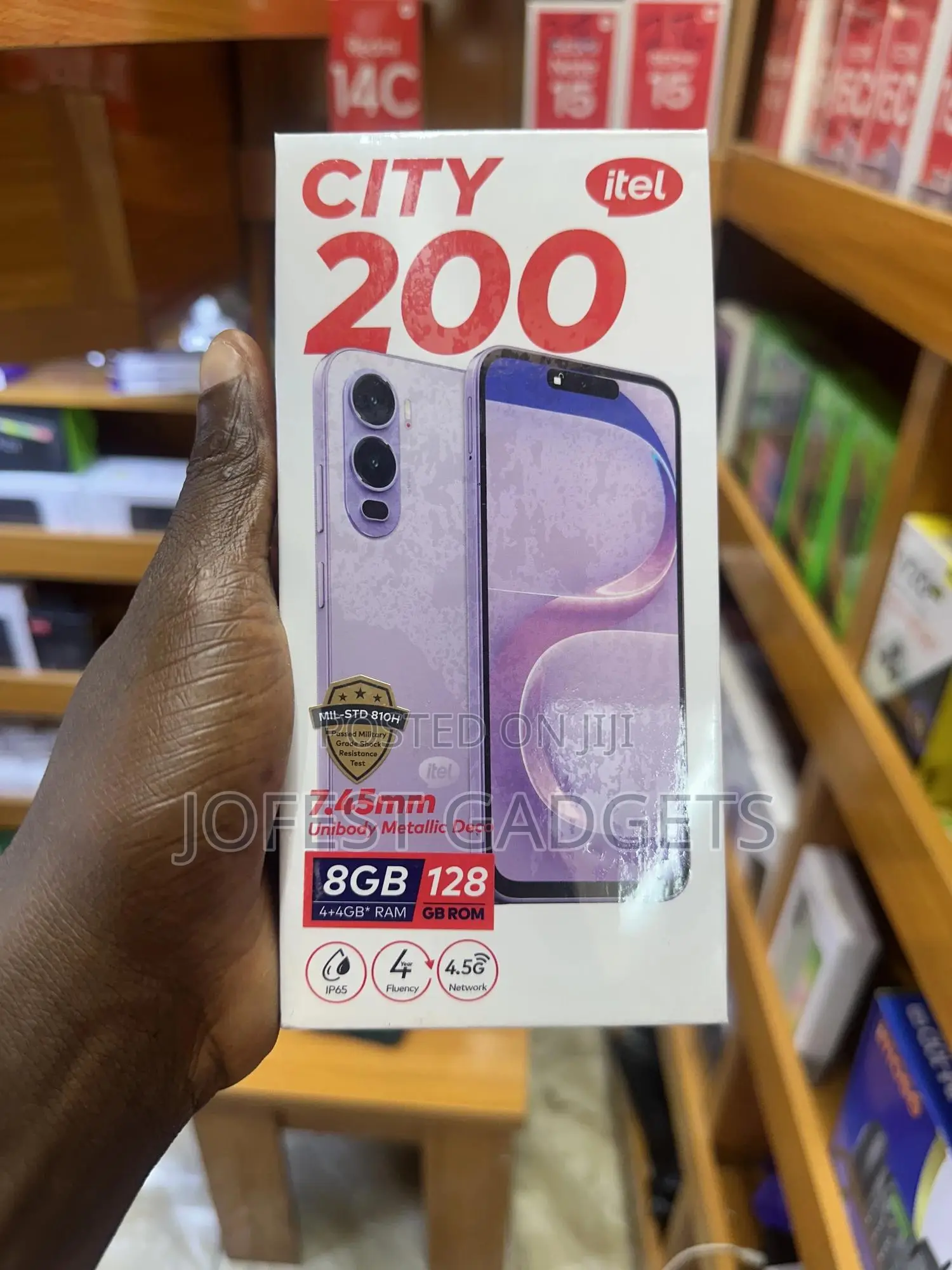 New Itel City 200 128 GB Black