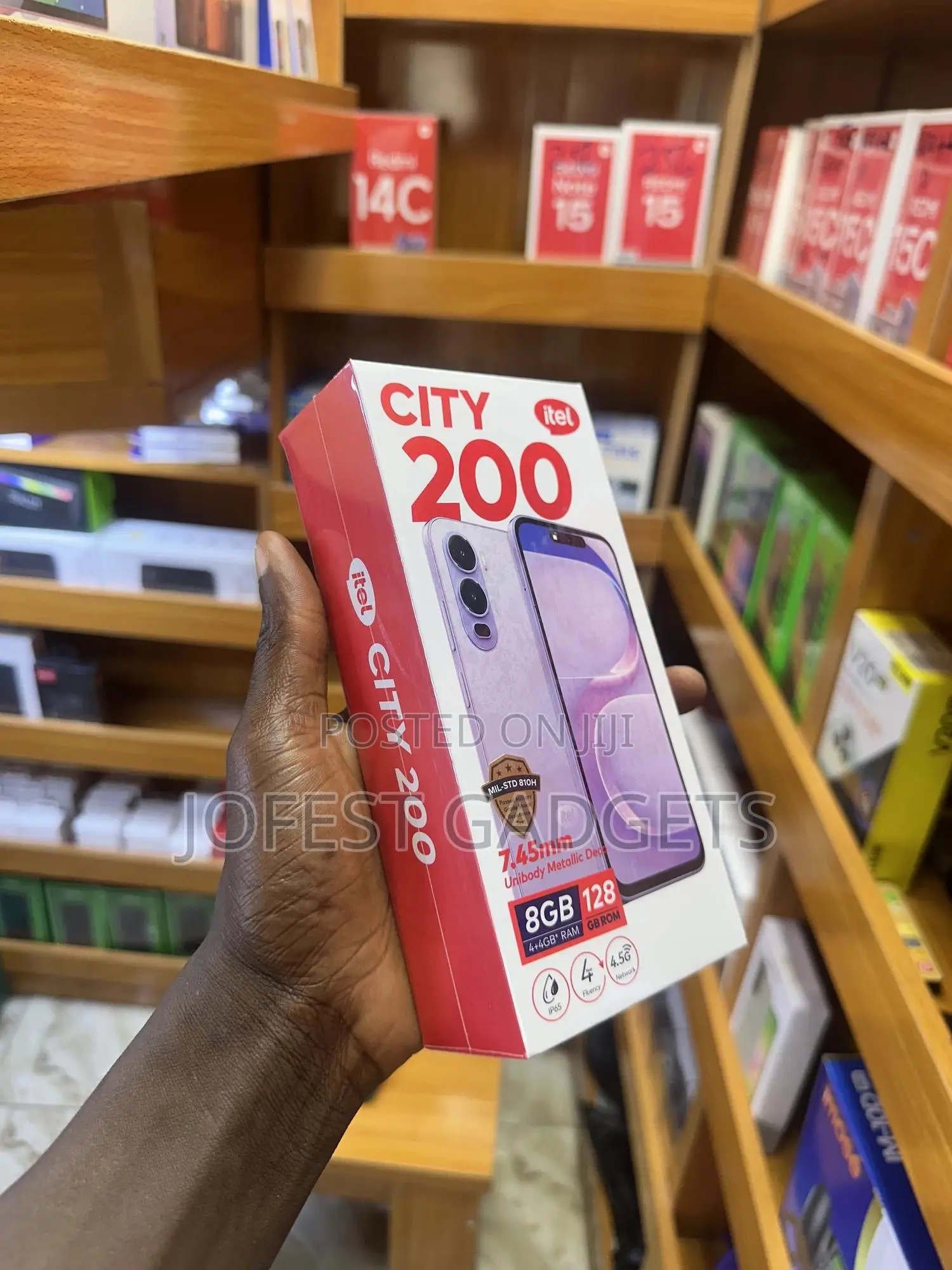 New Itel City 200 128 GB Black