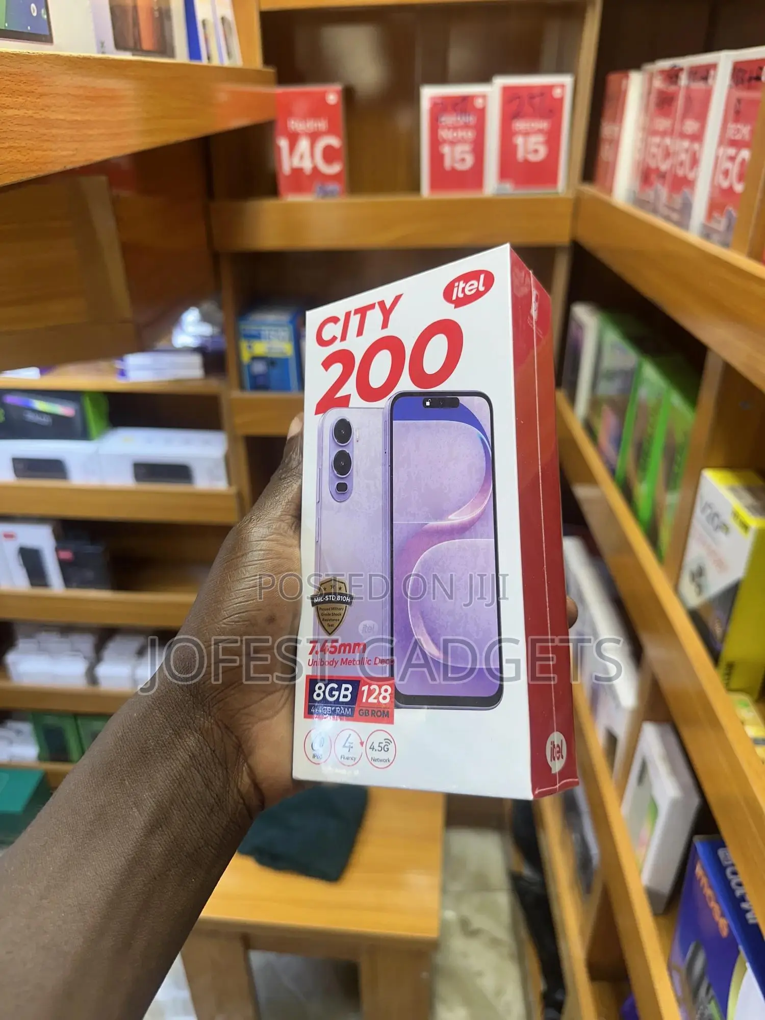 New Itel City 200 128 GB Black