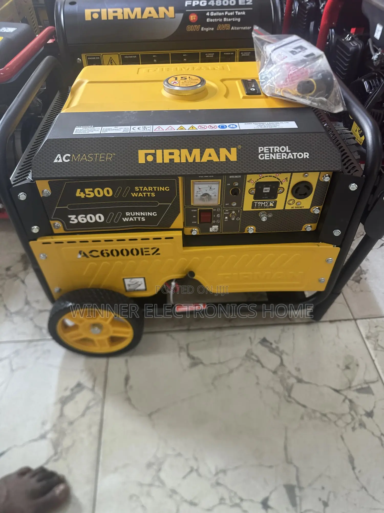 Firman 4.5kva Petrol Generator