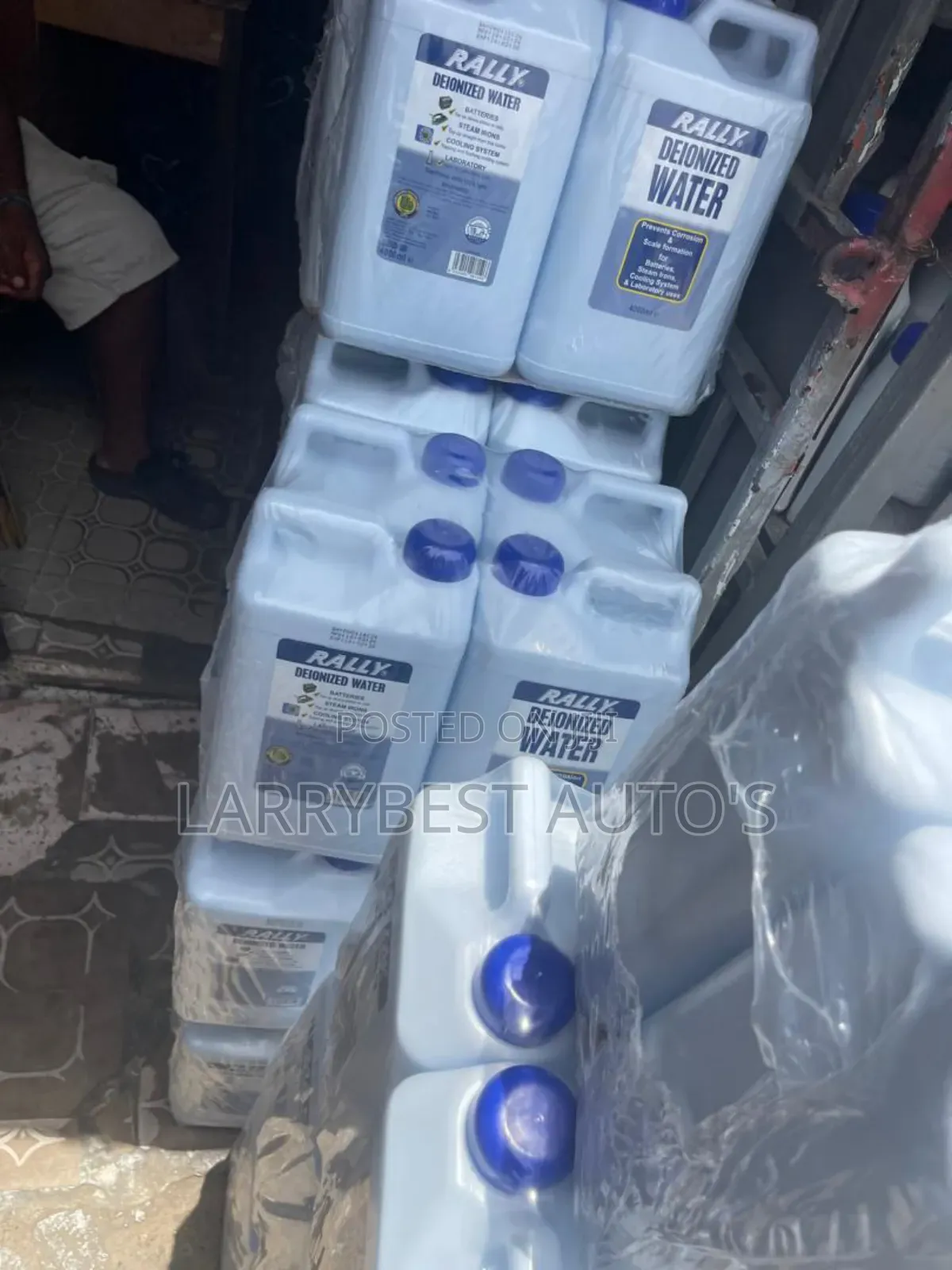 Rally Inverter Battery Water 4liters