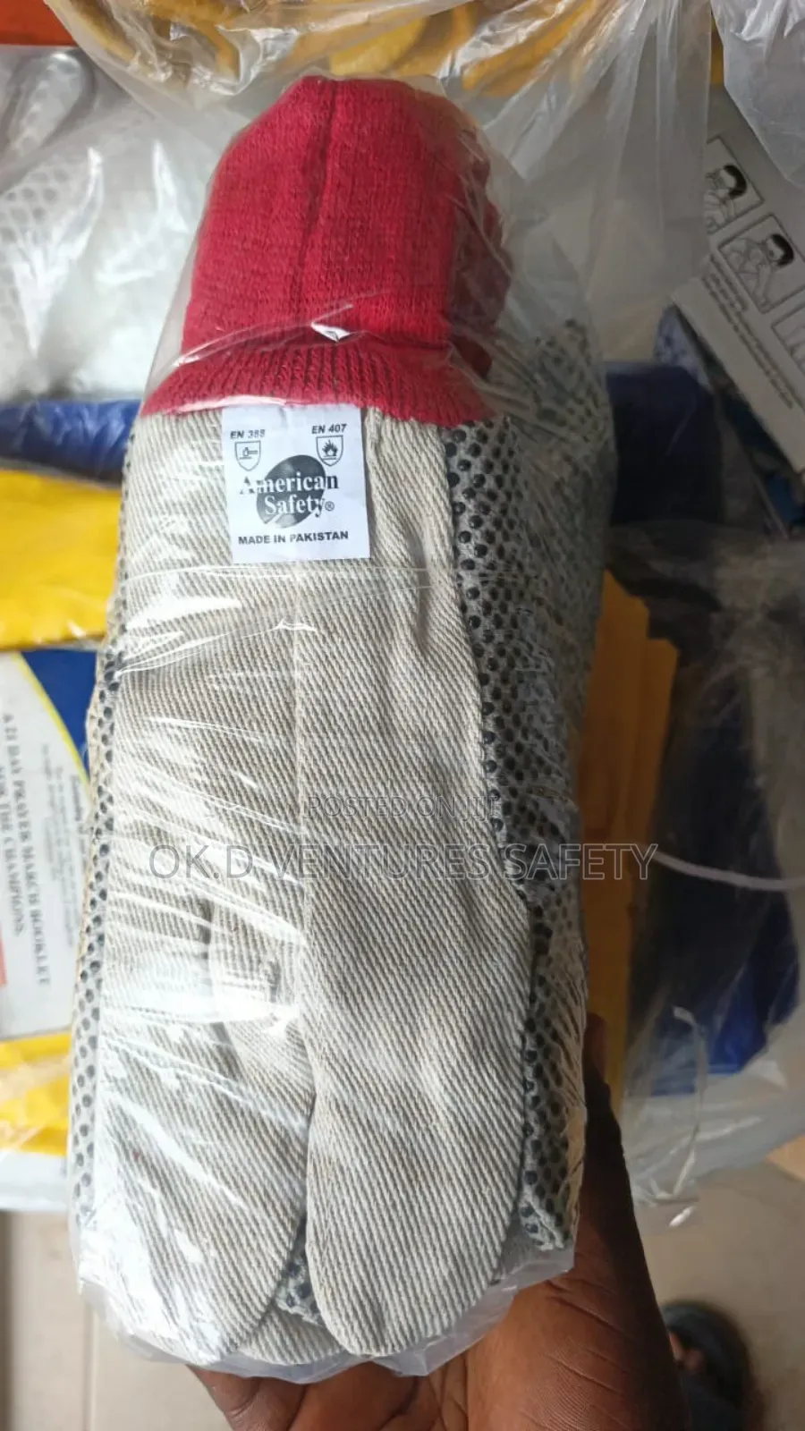 Industrial Safety Gloves – Strong Grip & Protection
