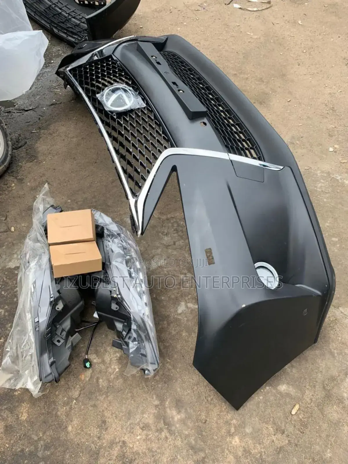 Complete Front Bumper With Head Lamp Rx 350 2015