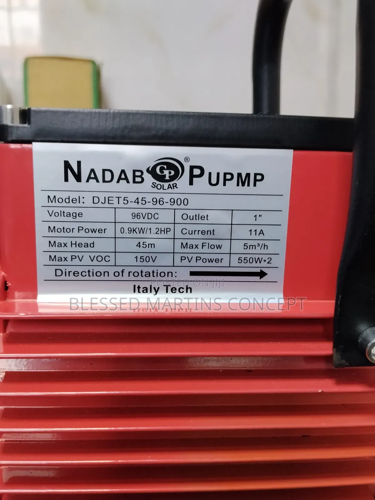 1.2hp Dc Solar Surface Pump