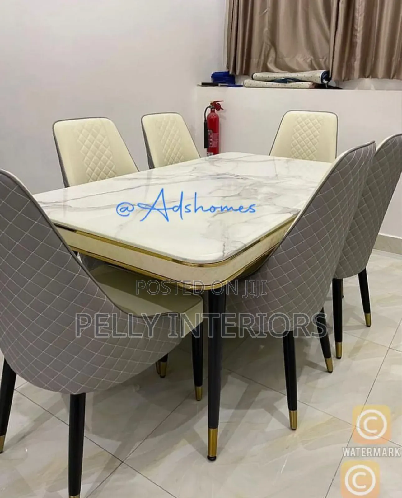 Modern Dinning Table With 6 Chairs