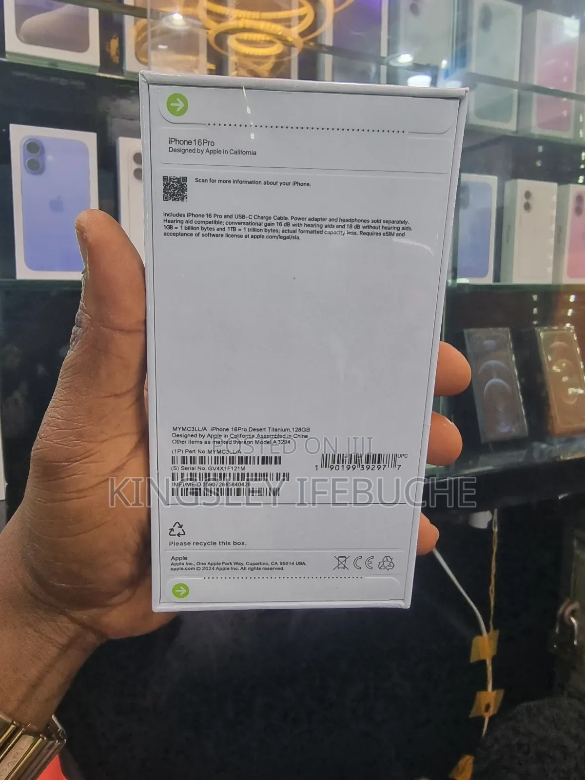 New Apple iPhone 16 Pro 128 GB