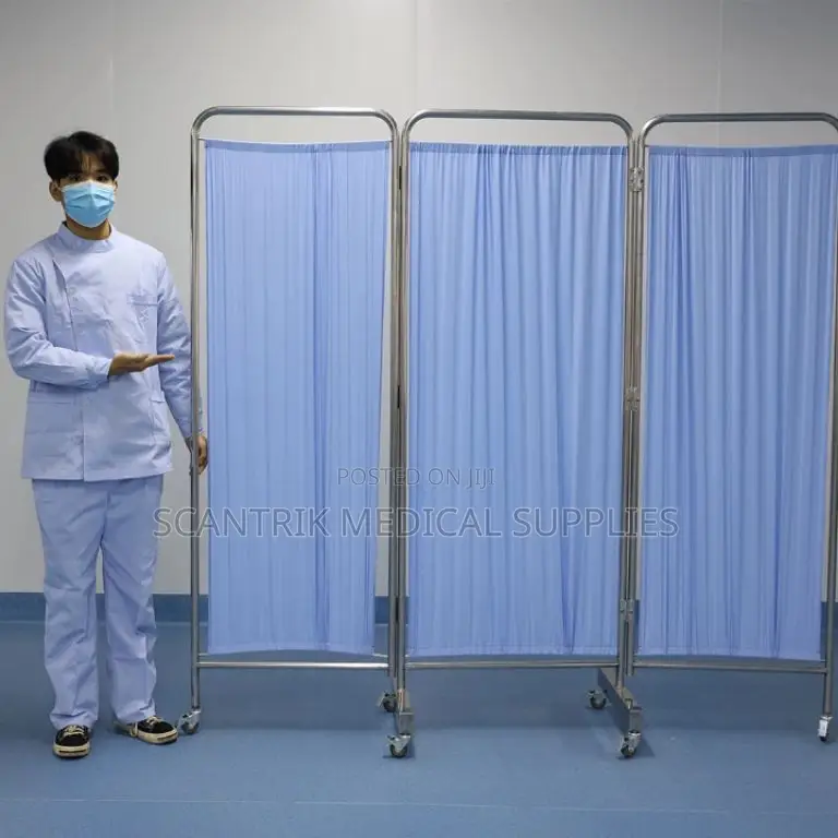 Portable 4 Folding Ward Screen for Quick Setup