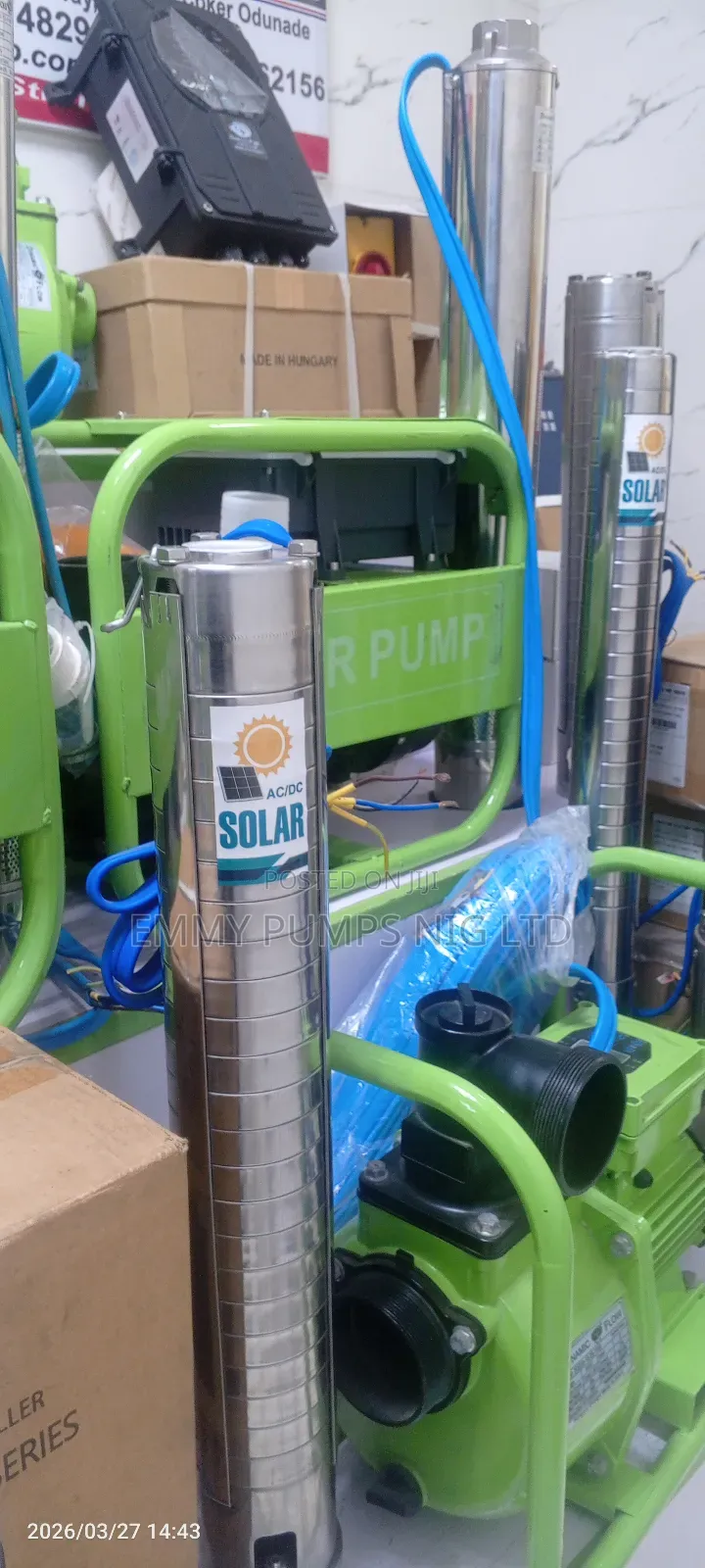 Dynamic Solar Summersible Ac/Dc Pump