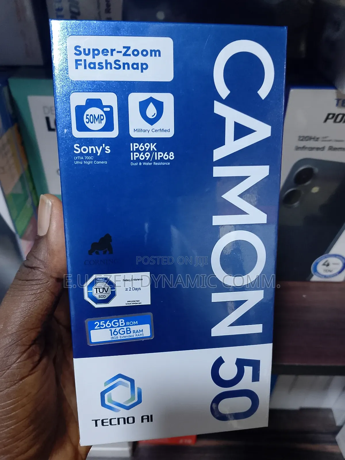 New Tecno Camon 50 256 GB