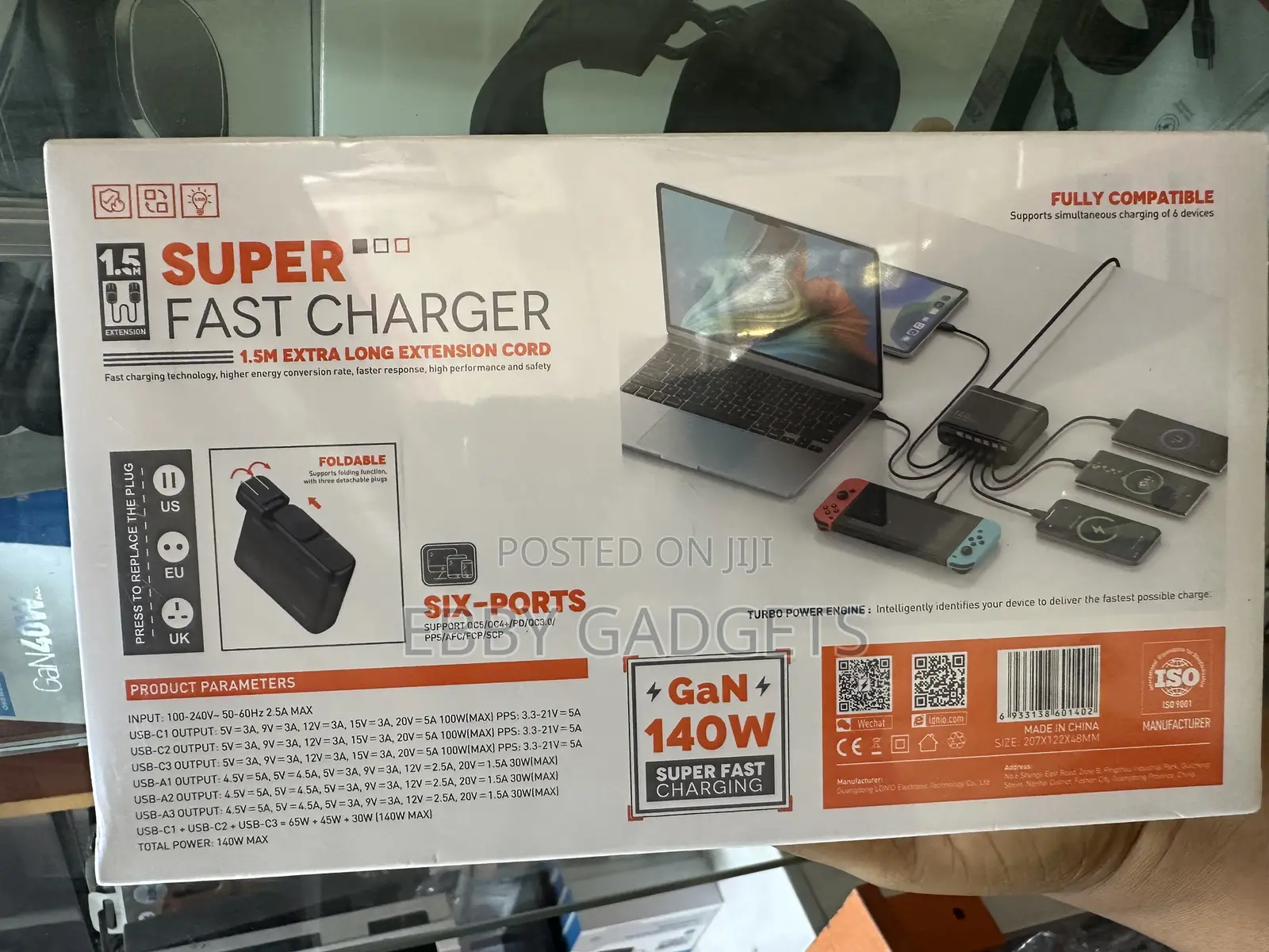 Super Fast Charger Gan 140w