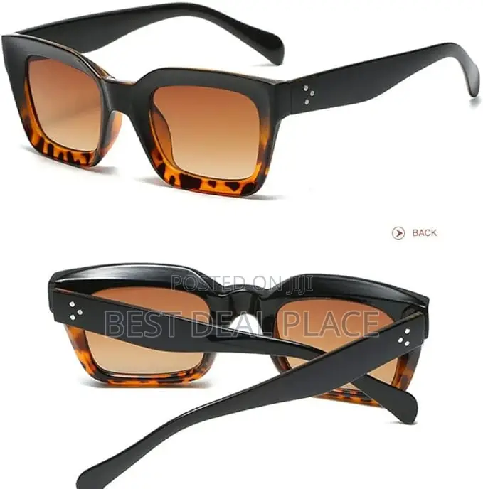 Square Trendy Polarized Designer Ladies Fashion Sunglasses Free Case