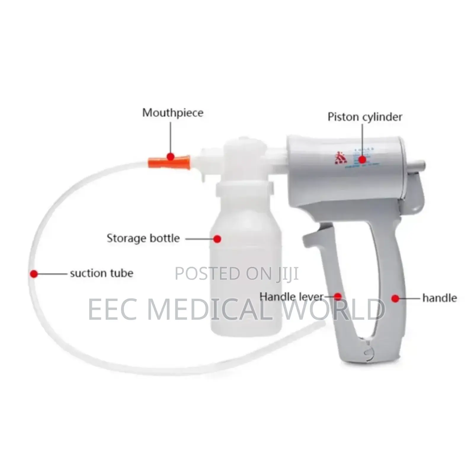 Handheld Manual Sputum Aspirator Portable Sputum Suction Device