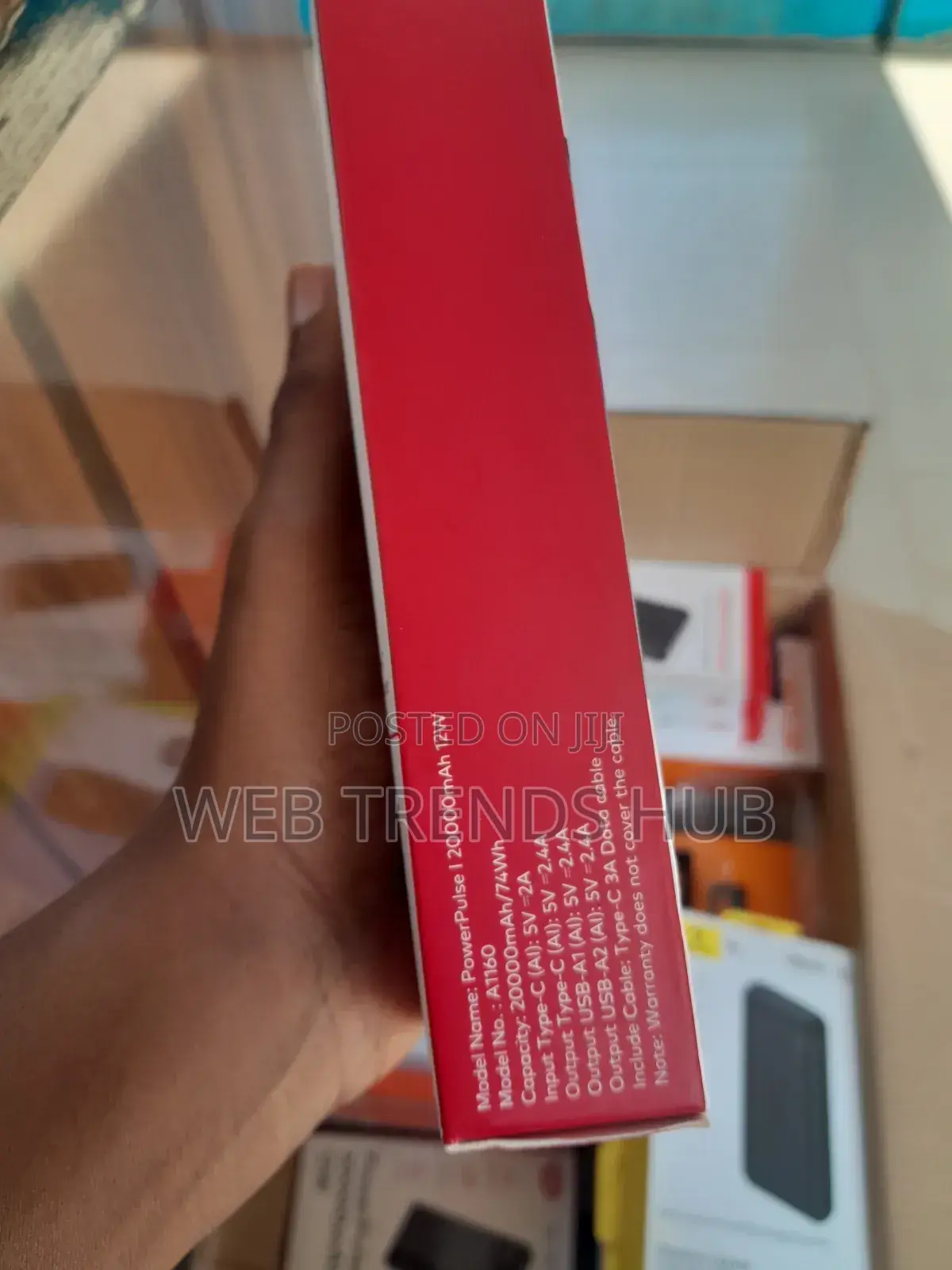 Brand New Itel Powerpulse 20,000mah Powerbank (A1160)- 12w Fast Charge