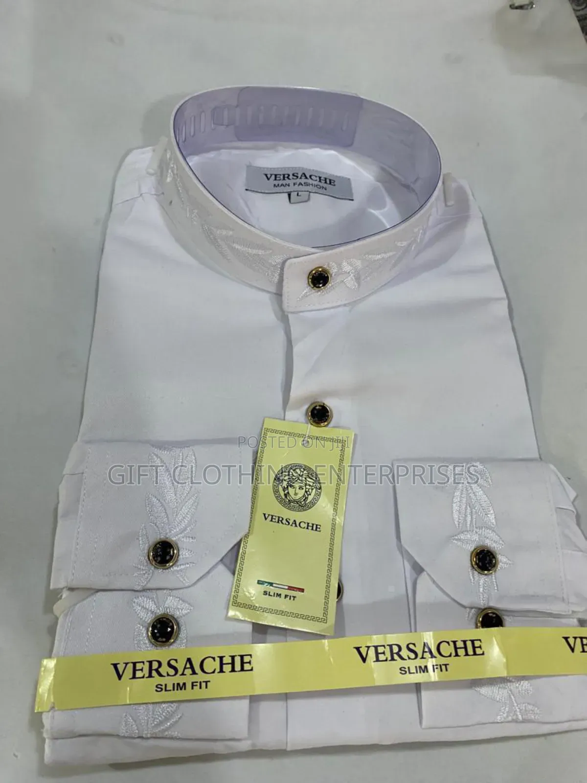 Bishop Collar Neck Package Shirt