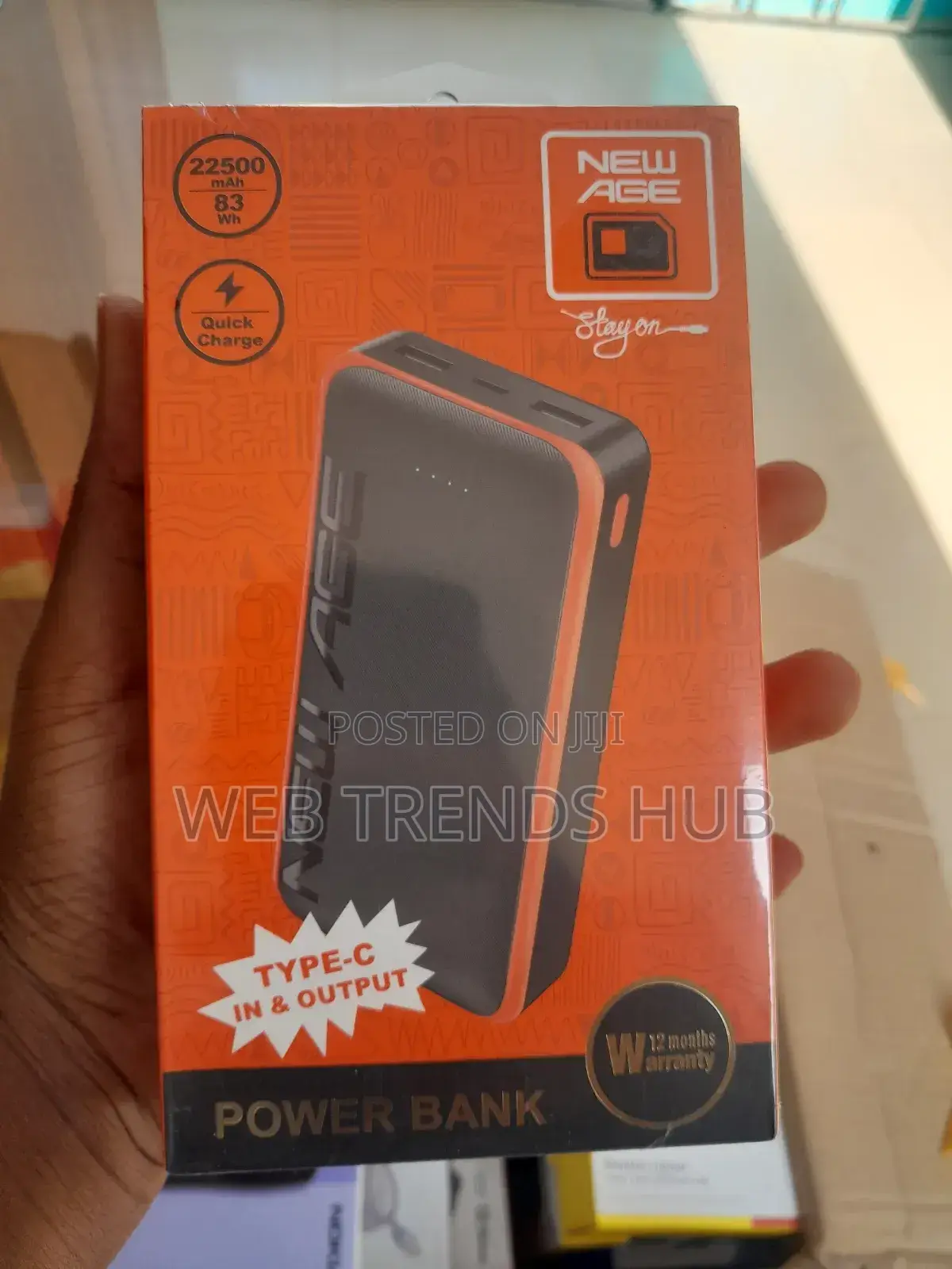 New Age 22,500mah Power Bank (Y107) Pro Max