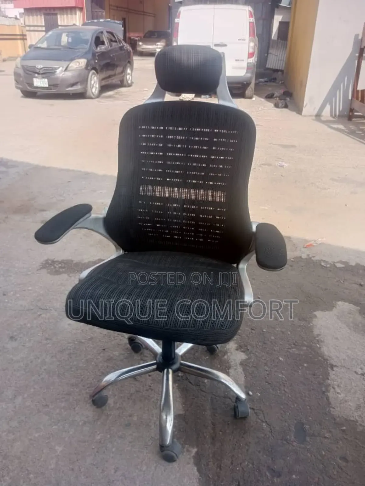 Imported Marble Office Swivel Chair With Headrest