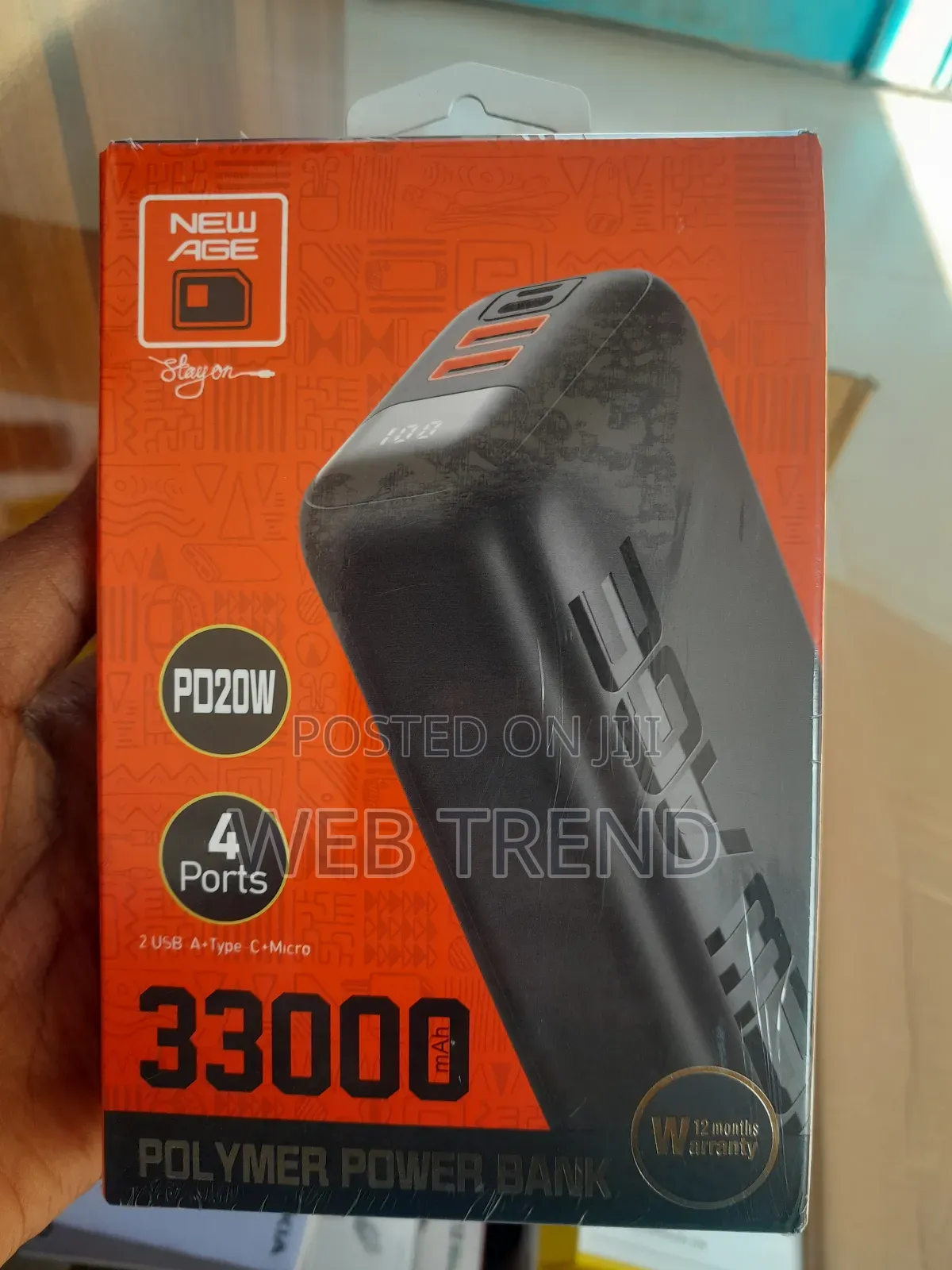 New Age 33,000mah Powerbank -Turbo Ultra 11