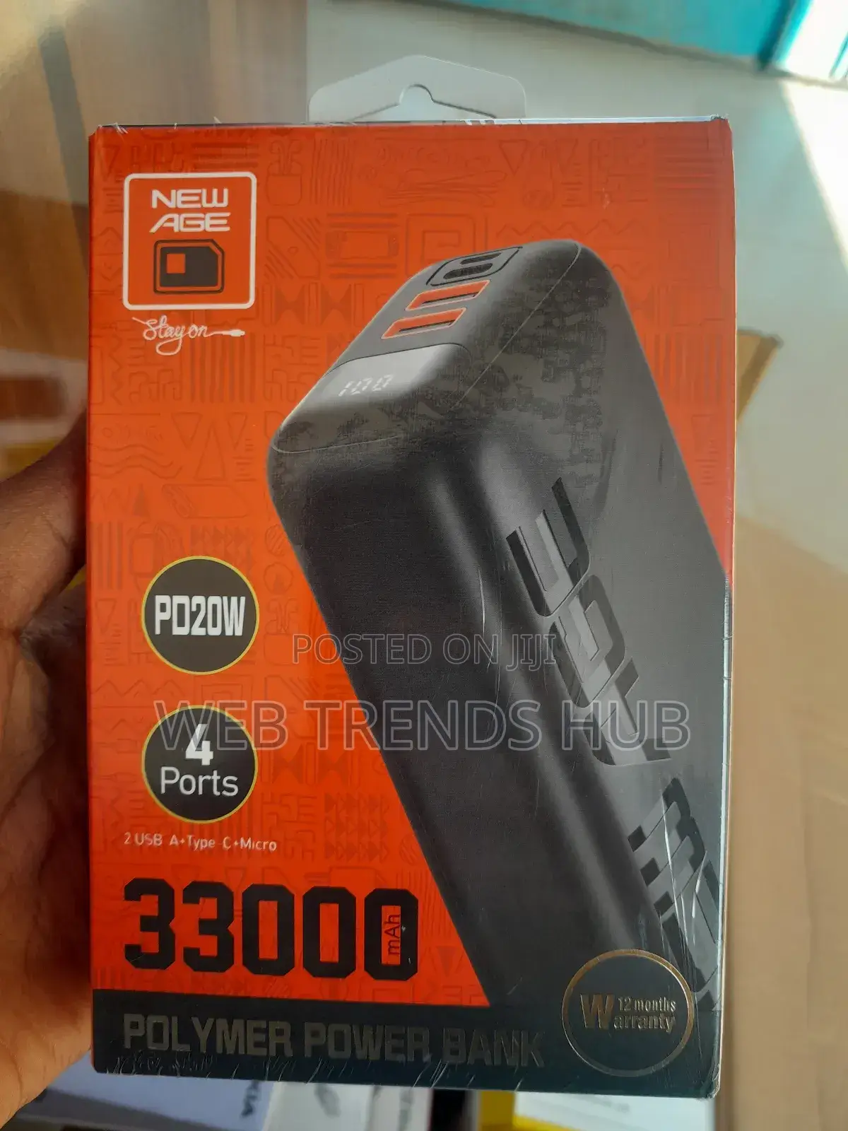 New Age 33,000mah Powerbank -Turbo Ultra 11