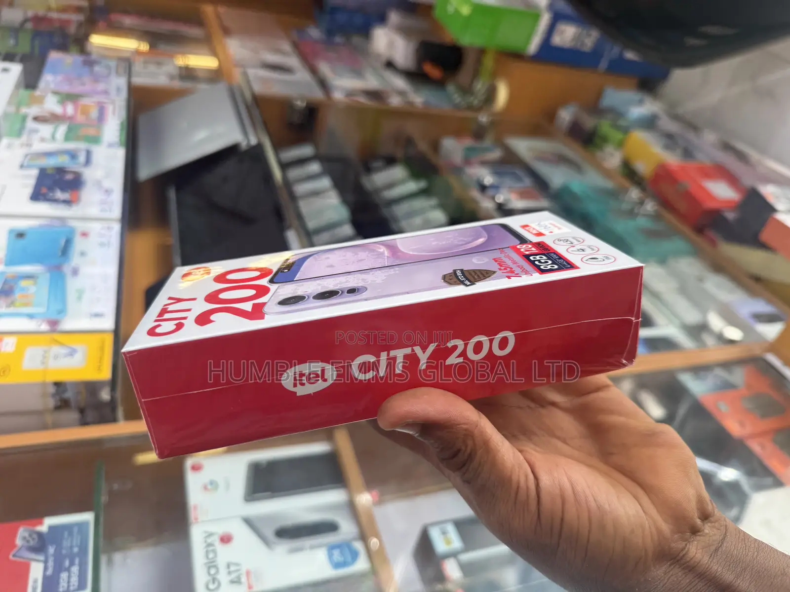 New Itel City 200 128 GB Black