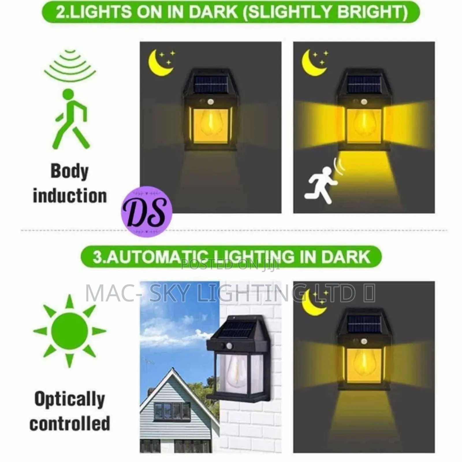 Solar Wall Light 