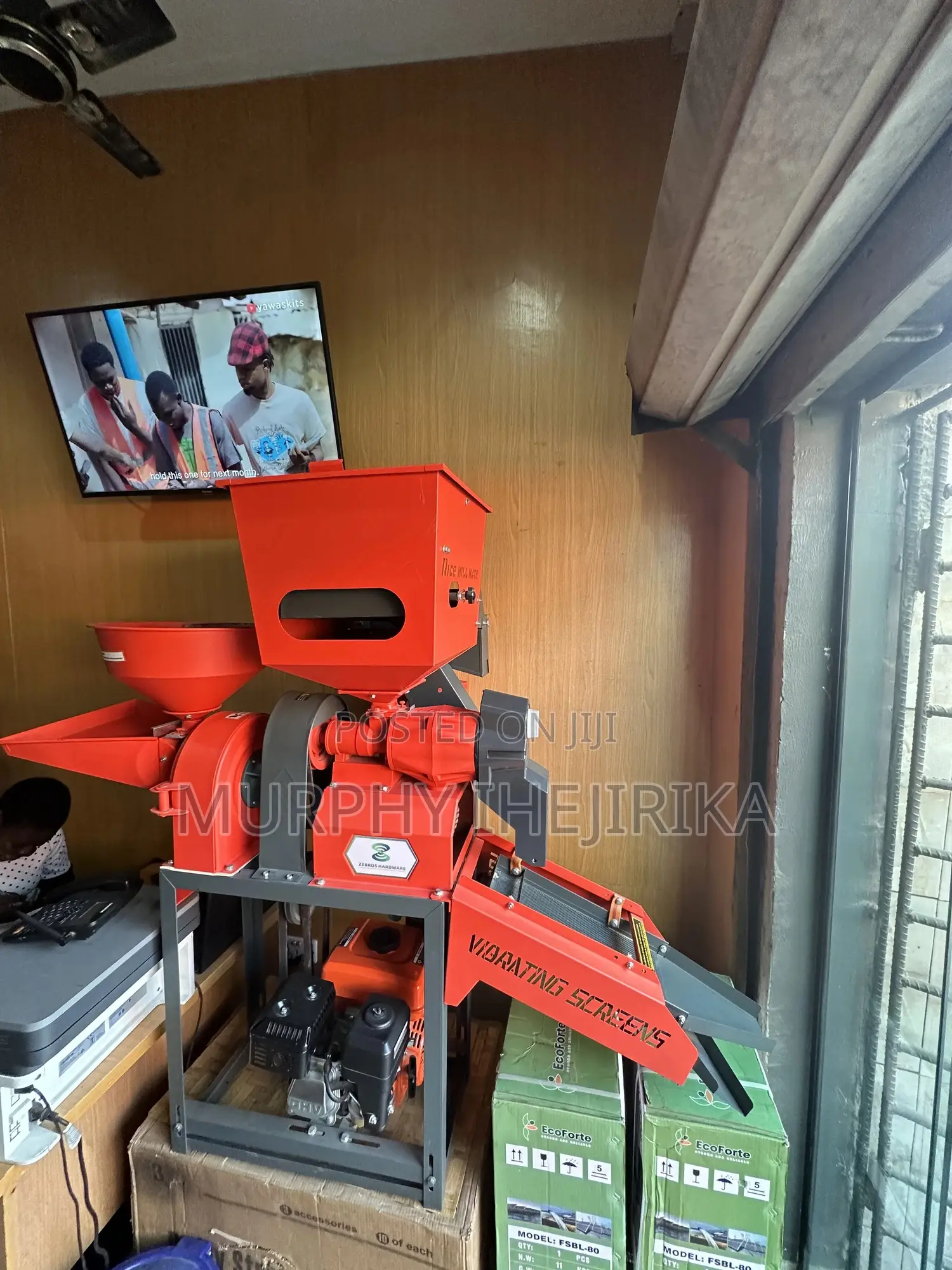 Complete 5in1 Rice Milling Machine With Engine