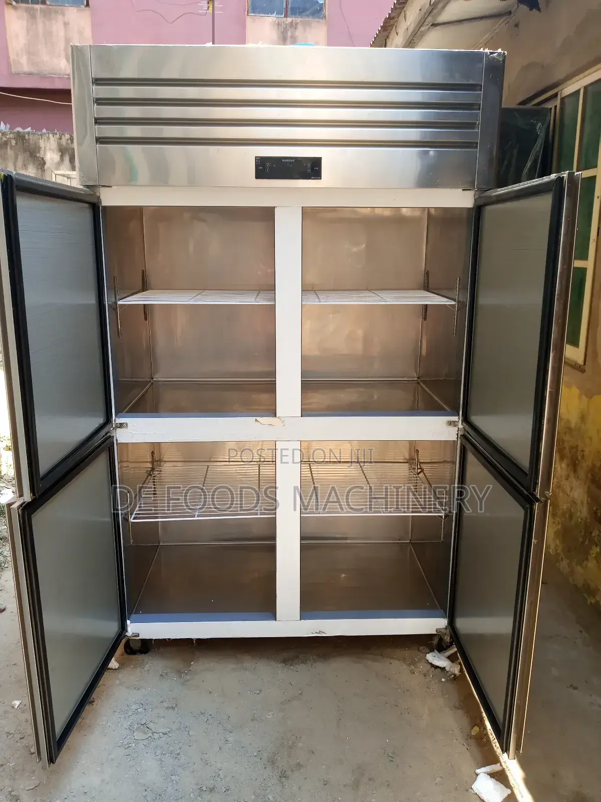 Industrial 4 Doors Fridge and Freezer