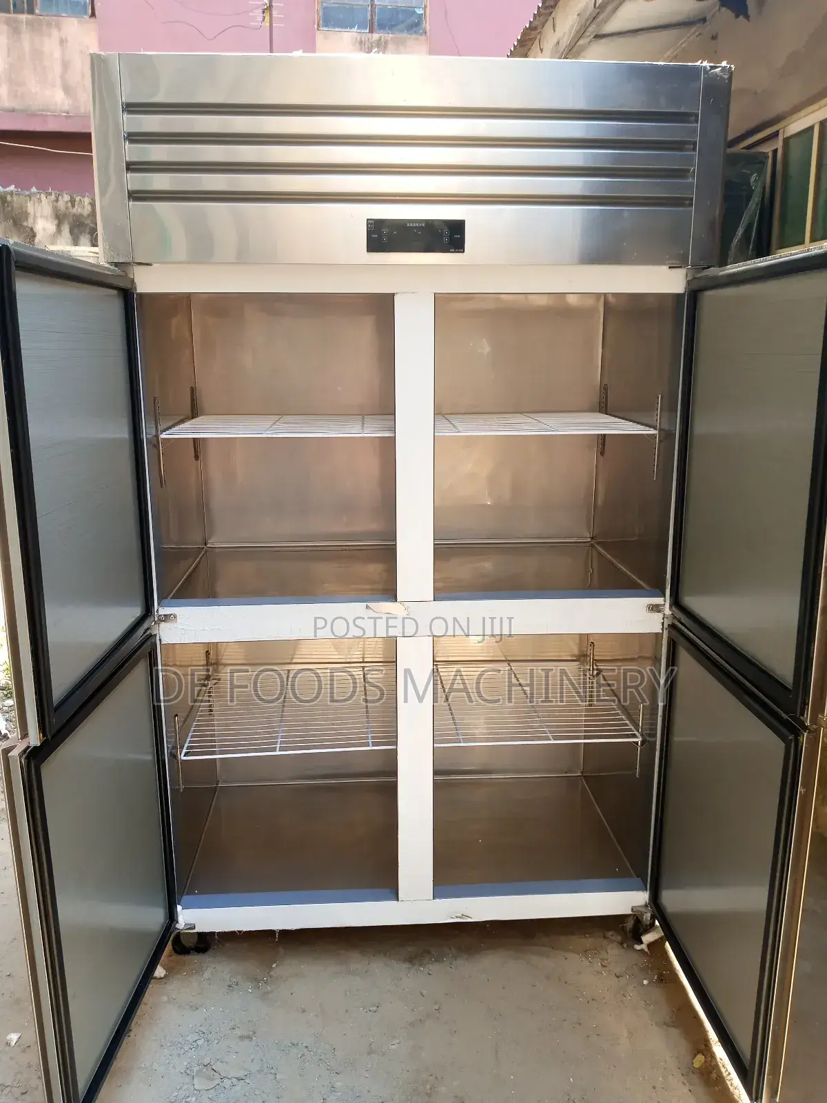 Industrial 4 Doors Fridge and Freezer