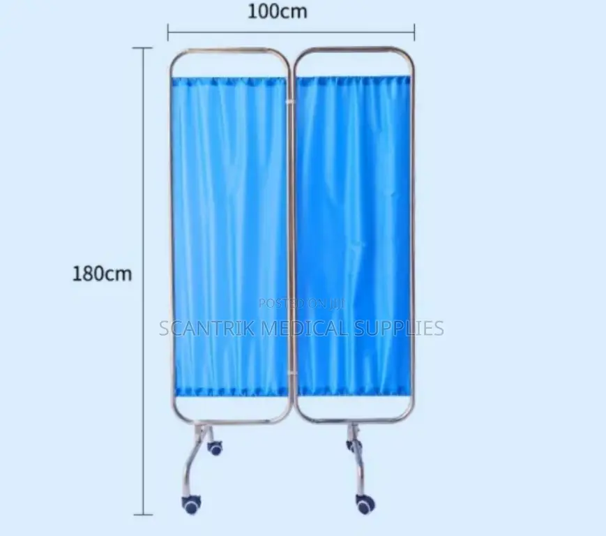 Foldable 4 Panel Ward Screen for Temporary Privacy