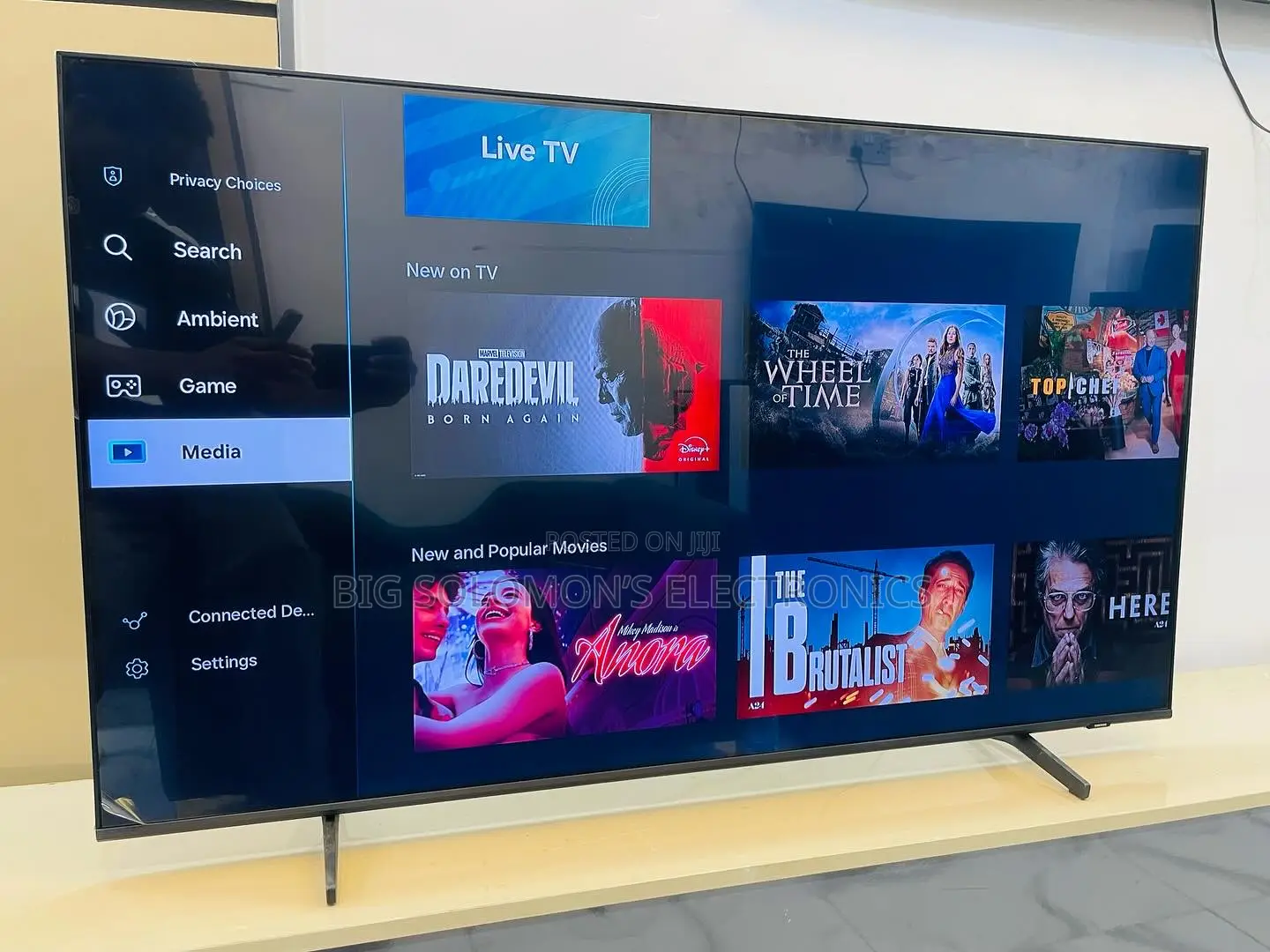 2023/24 Edition 50inch Samsung Qled QHDR Resolution Smart Tv