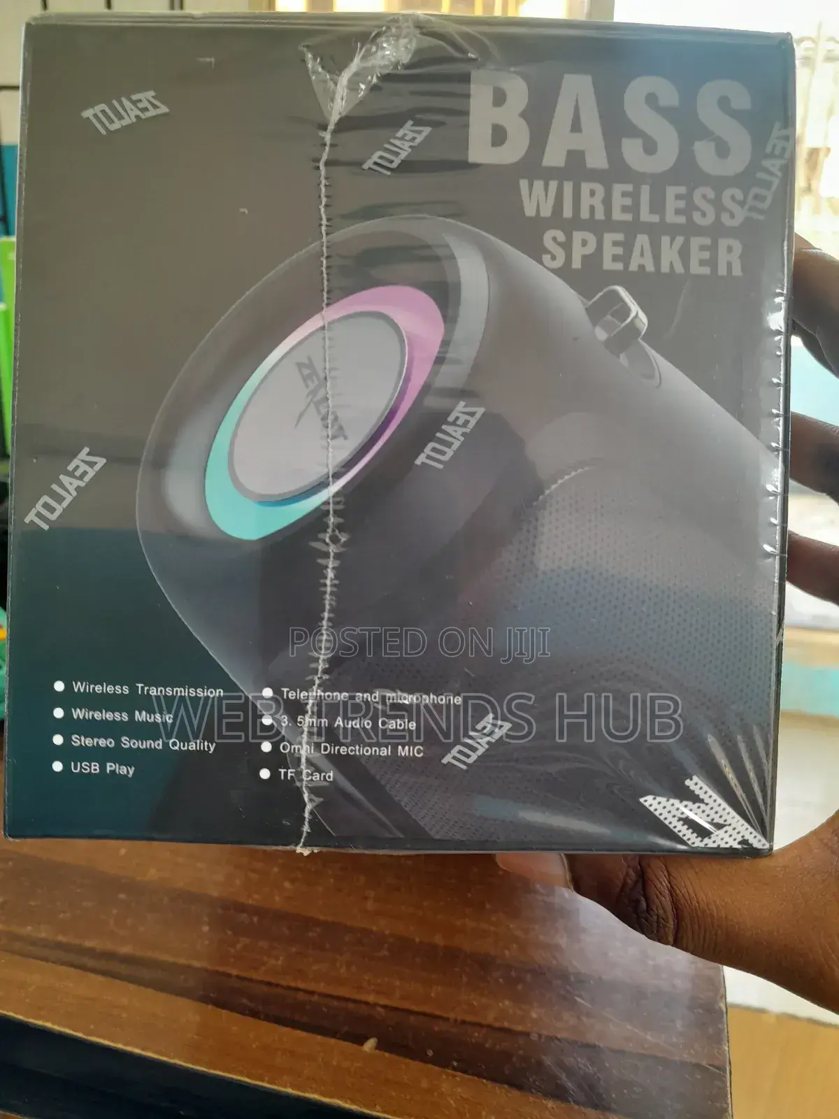 Brand New Zealot S37l Wireless Bluetooth Speaker - Deep Bass