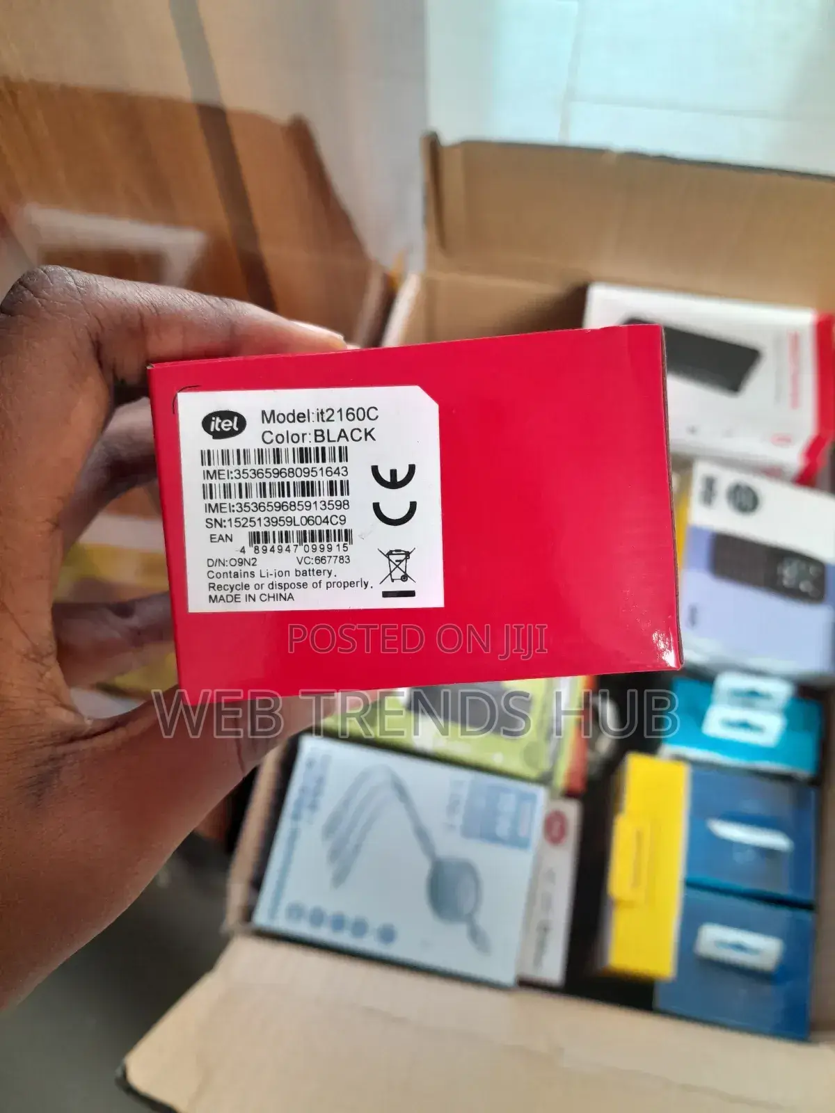 New Itel it2166 Black