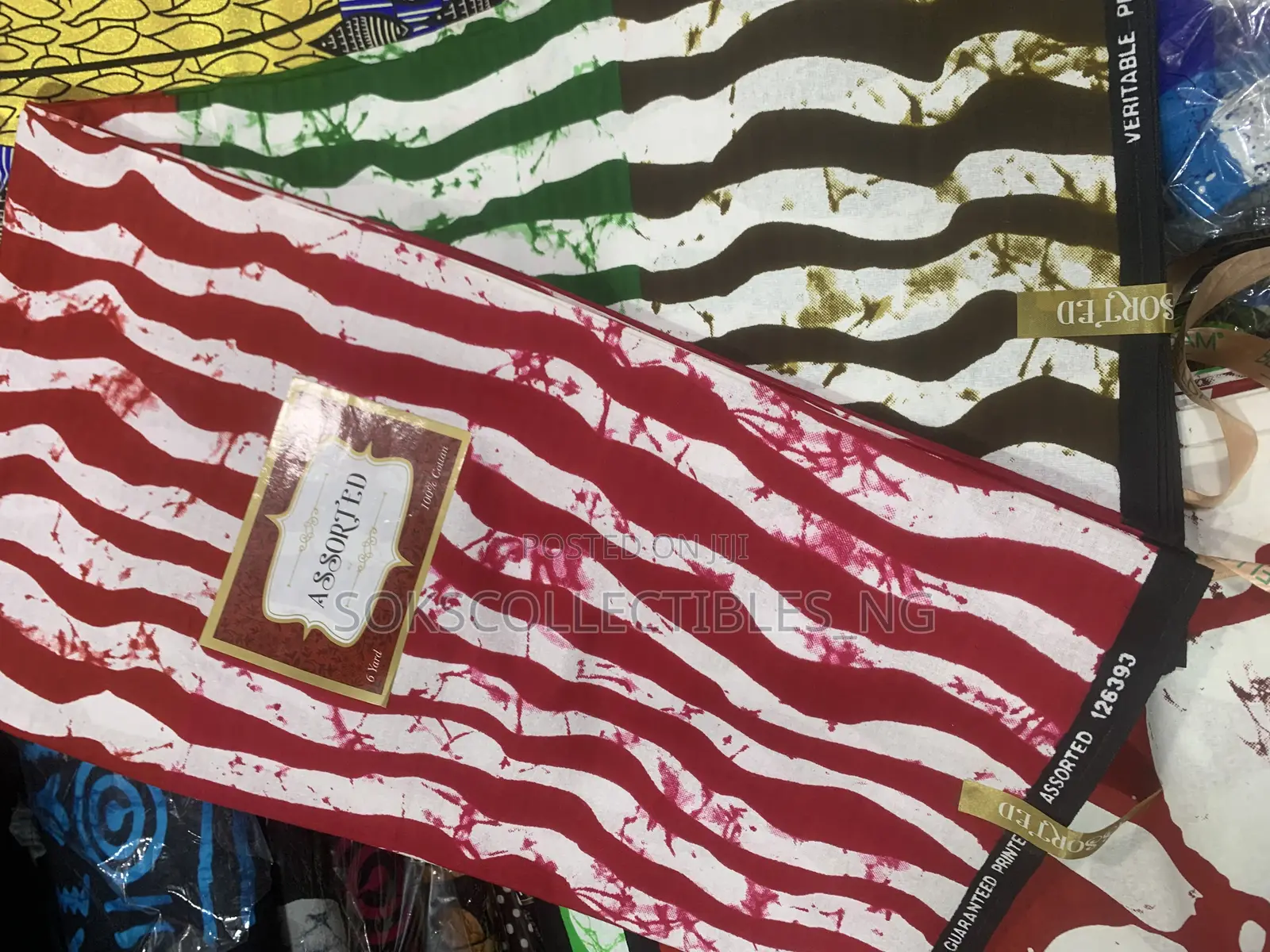 Guaranteed Print Assorted Wax Fabric 6 Yards