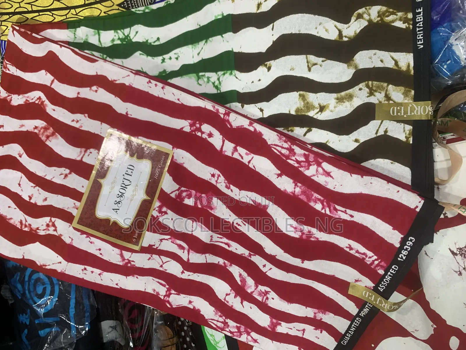Guaranteed Print Assorted Wax Fabric 6 Yards