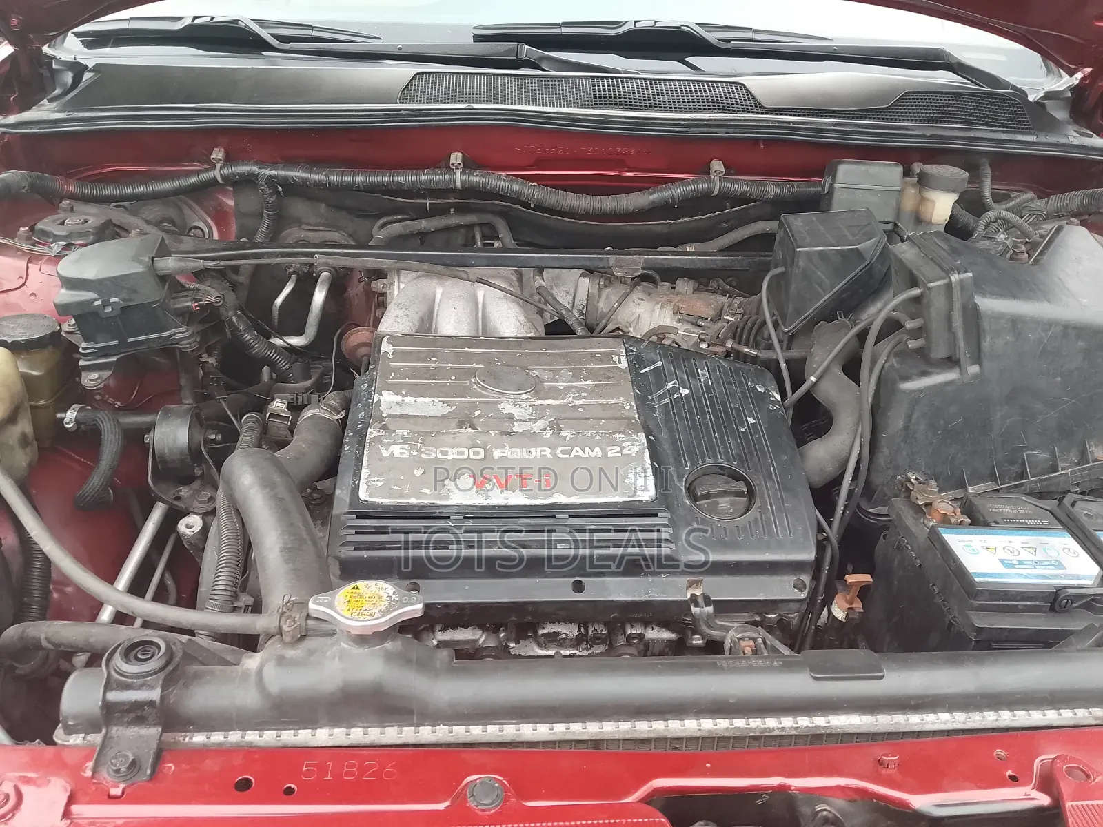 Toyota Highlander Base AWD 2004 Red