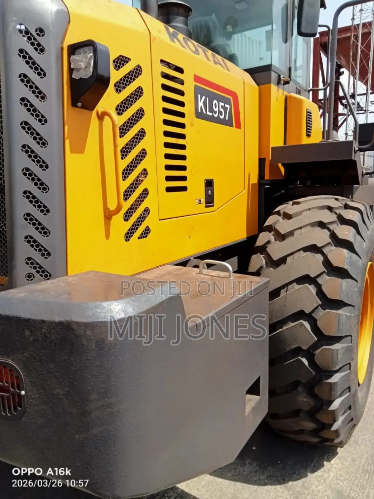 "Brand New Kotai Kl957 5t Wheel Loader for Sale"