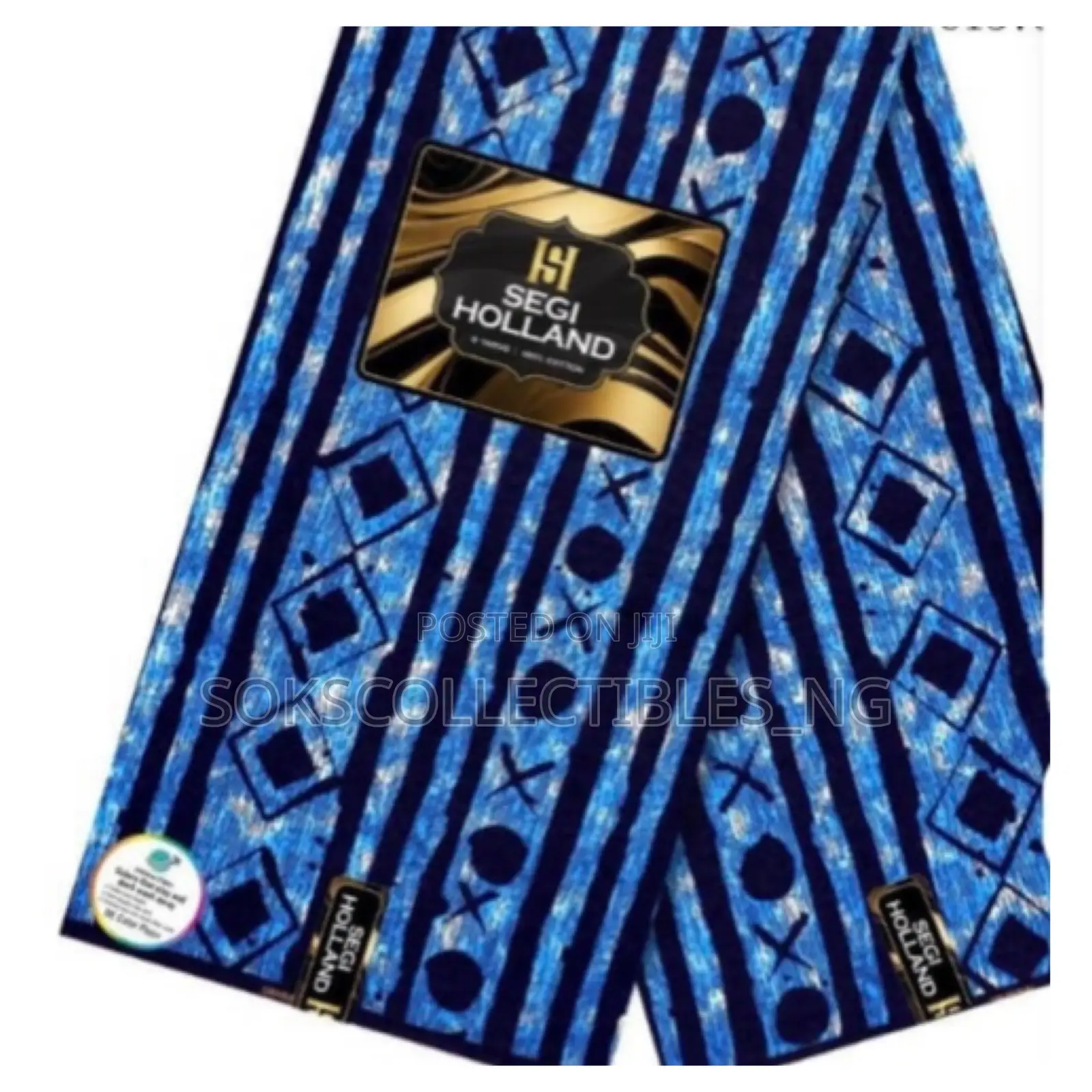 Segi Holland African Wax Print Fabric 6 Yards