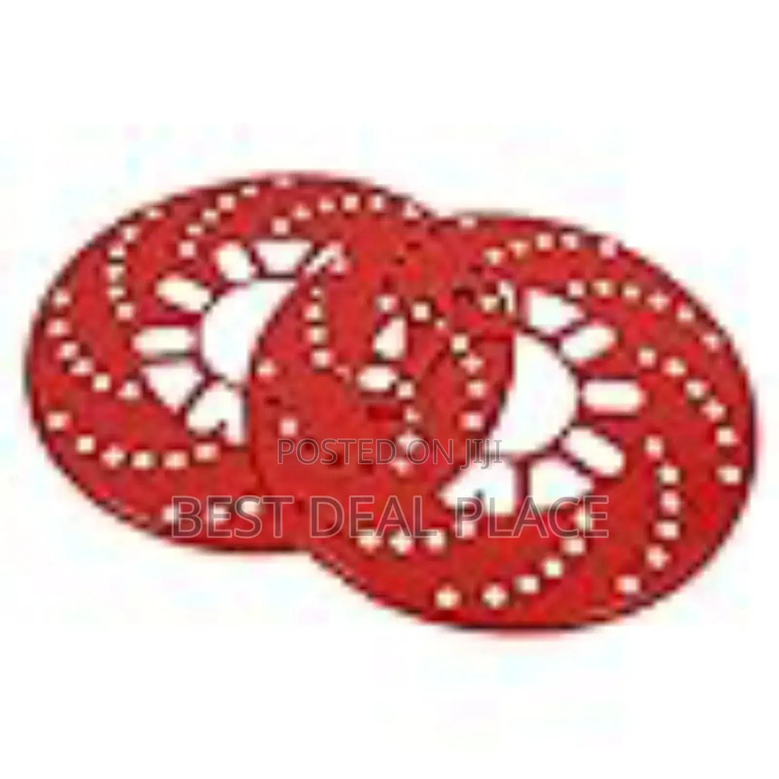 Sport Brake Disc Cover – Stylish Car Wheel Upgrade 2pcs Set Red
