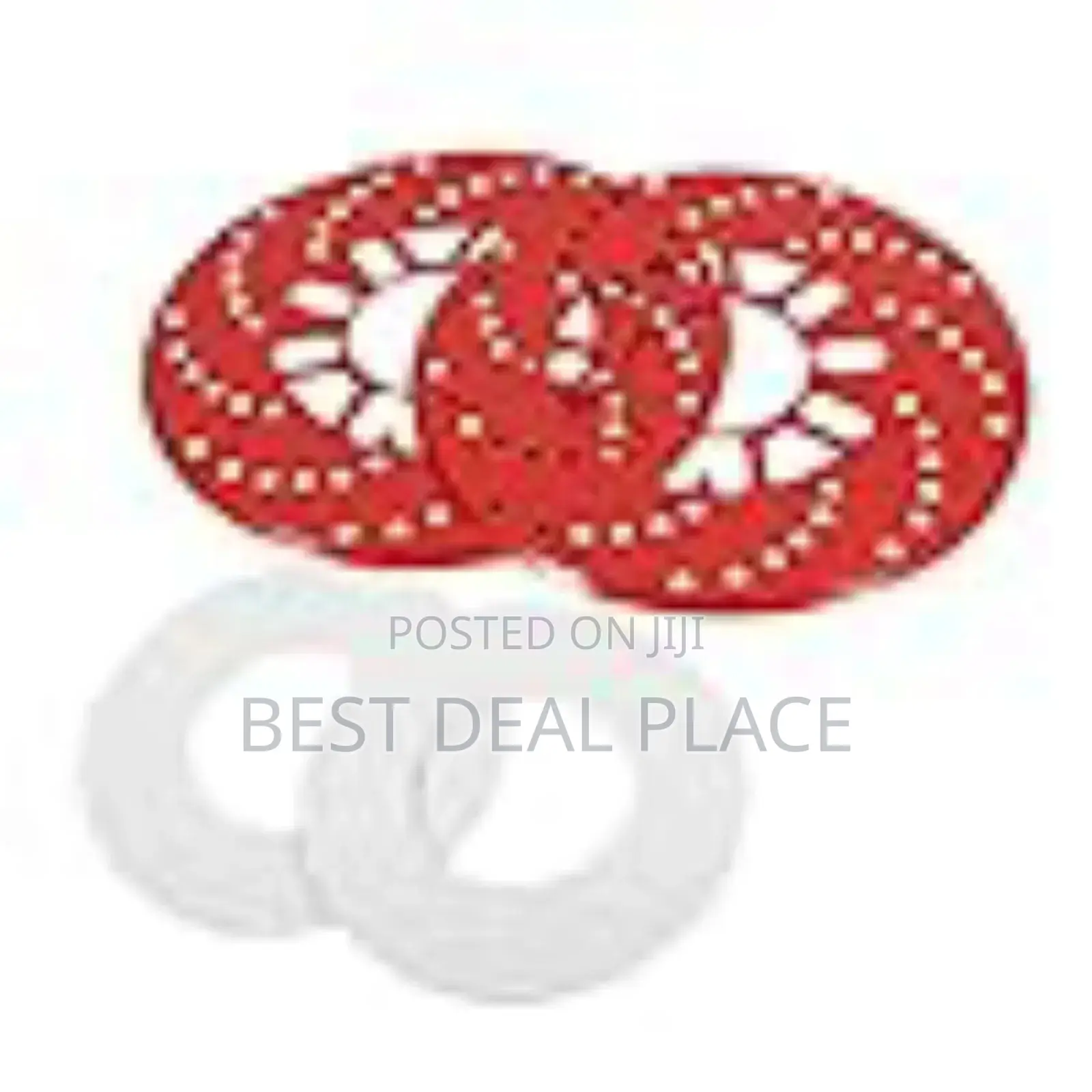 Sport Brake Disc Cover – Stylish Car Wheel Upgrade 2pcs Set Red