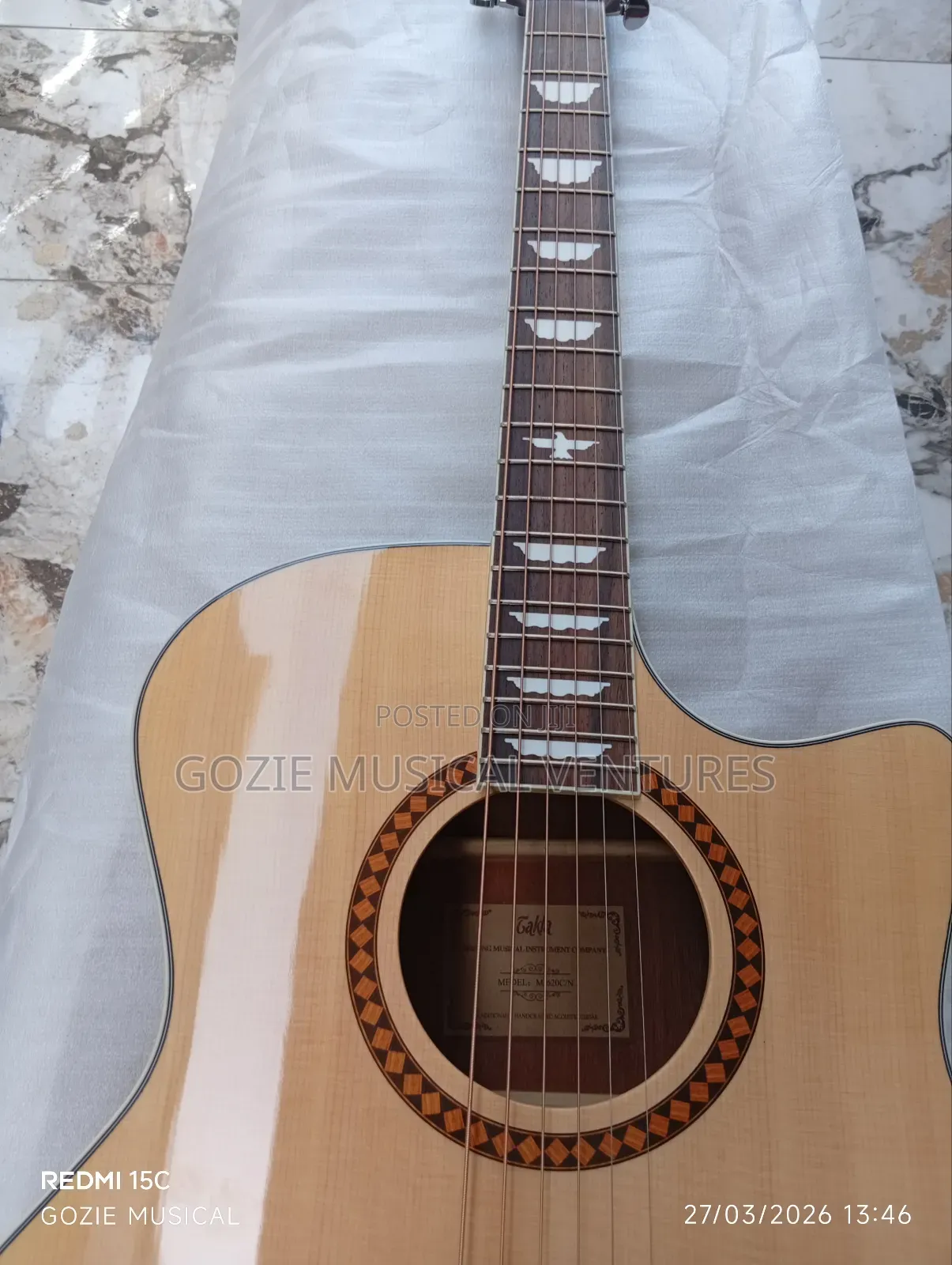 Takla 41 Inches Semi Acoustic Guitar 6 Strings