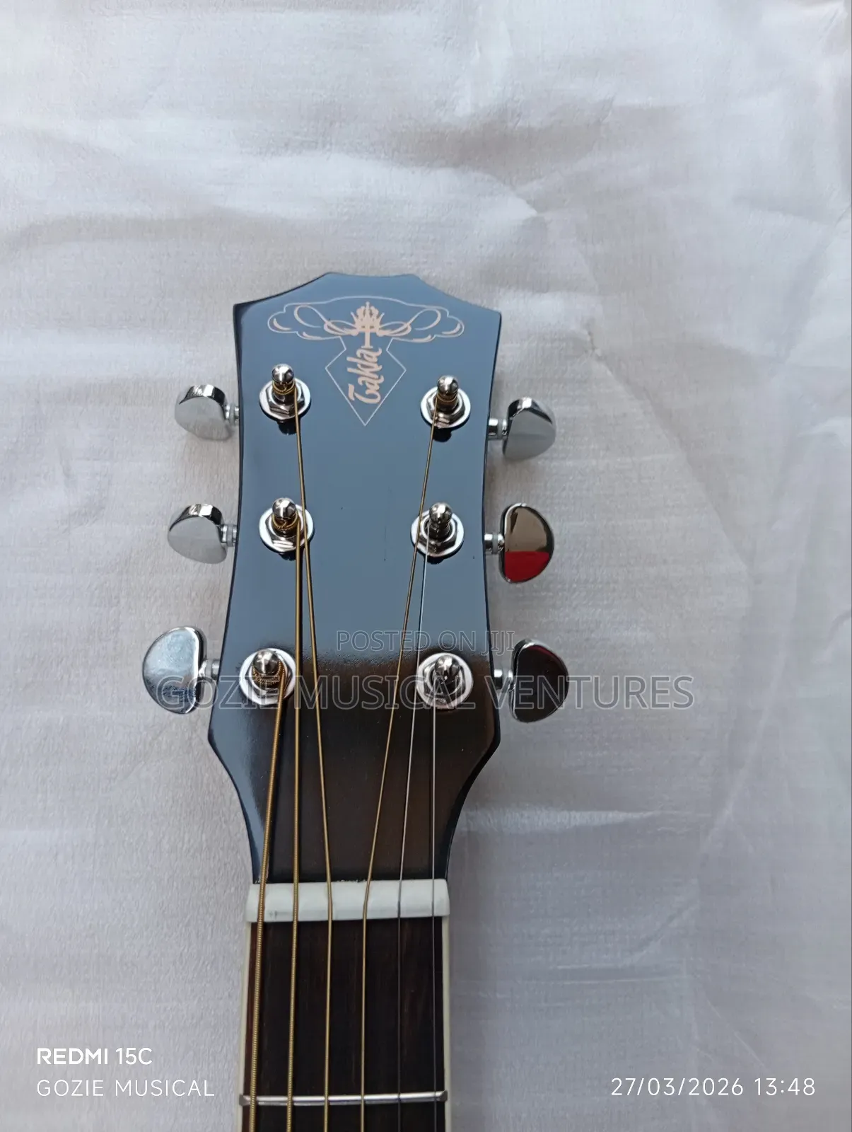 Takla 41" Semi Acoustic Guitar With Bag and Strap 6 Strings