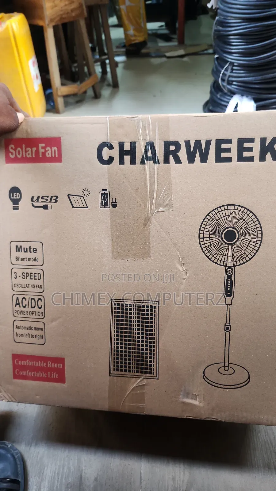 Charweek Solar Fan